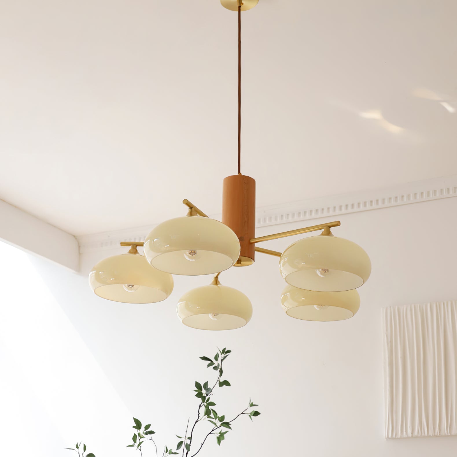 Persimmon Oval Chandelier