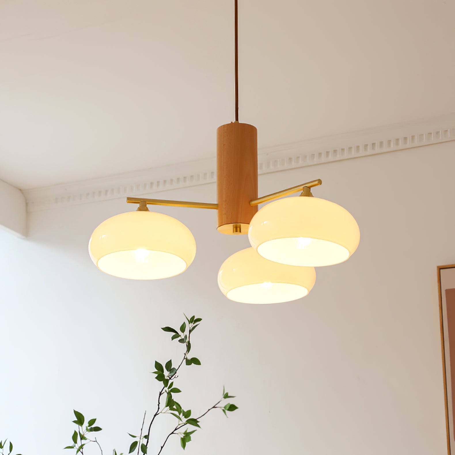 Persimmon Oval Chandelier