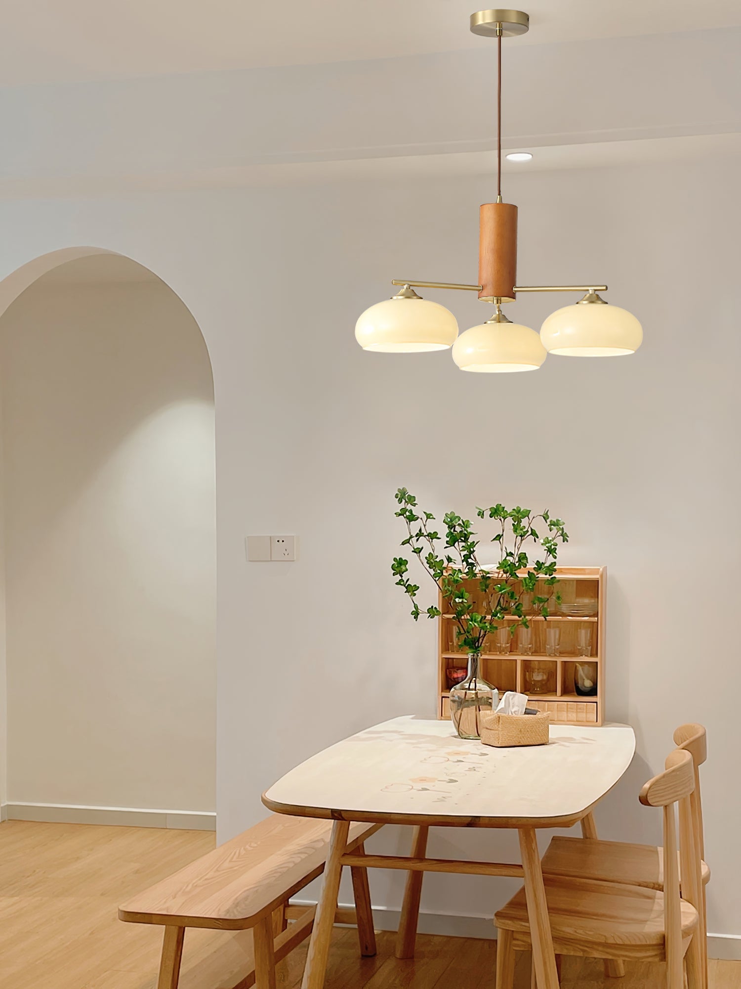 Persimmon Oval Chandelier