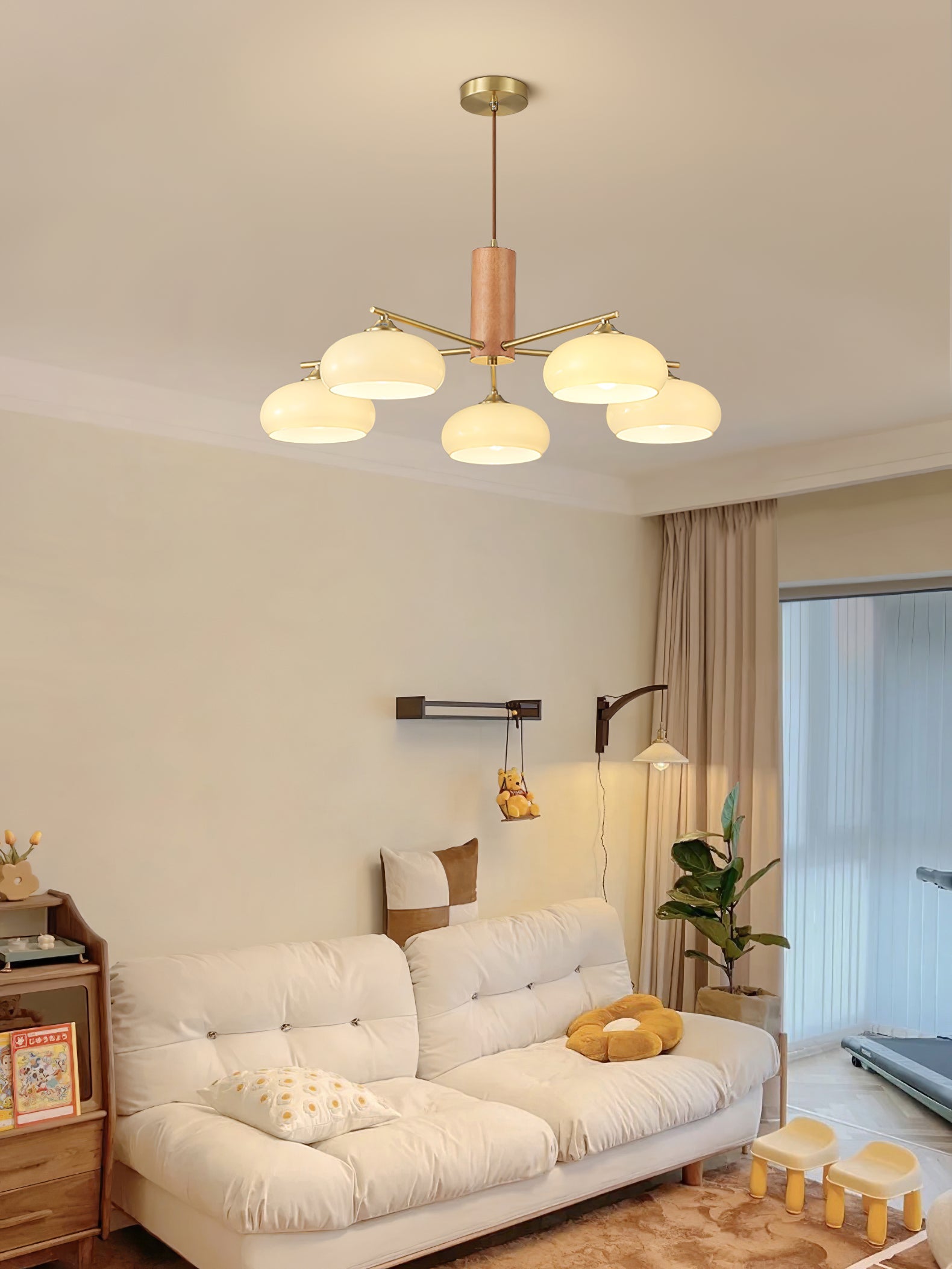 Persimmon Oval Chandelier