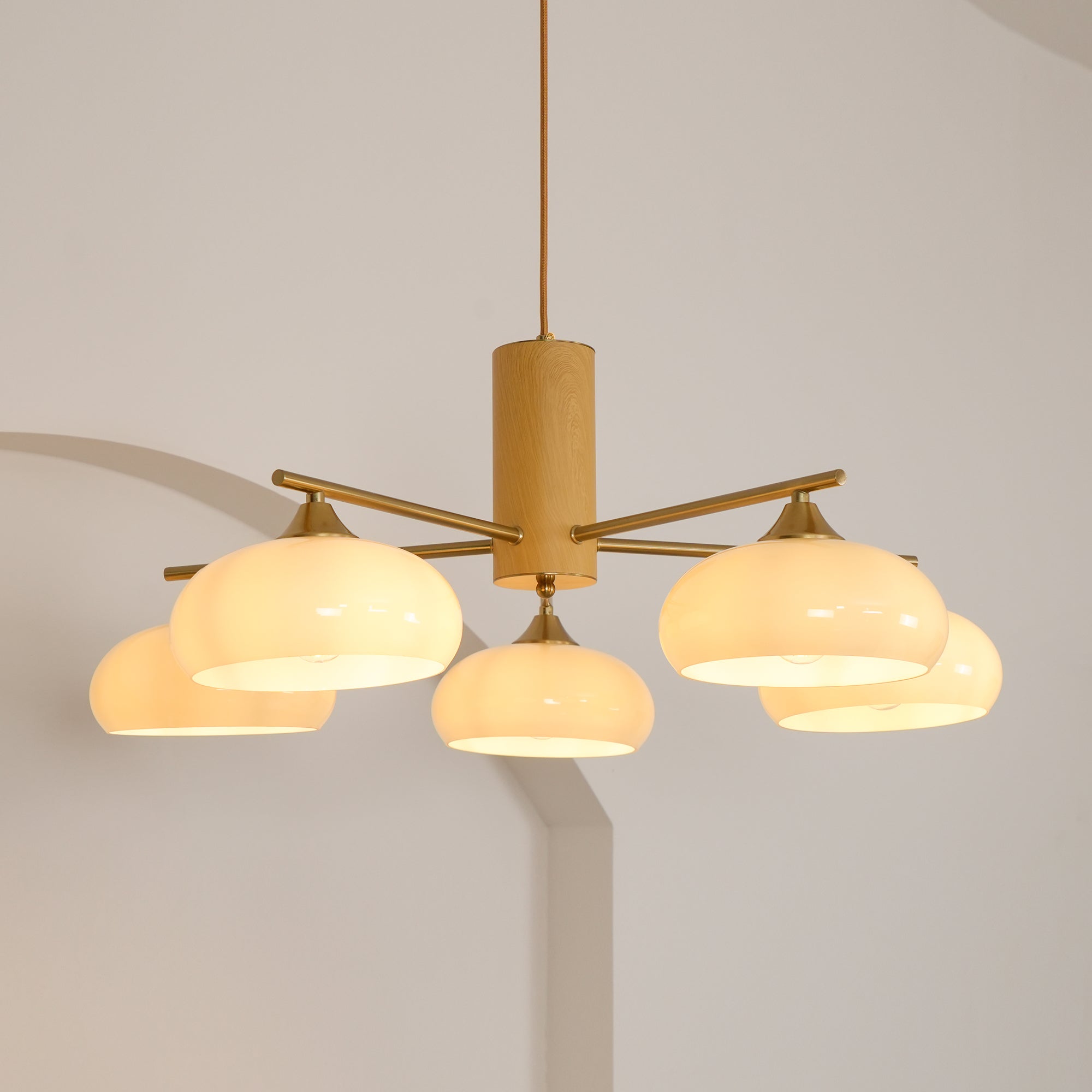 Persimmon Oval Chandelier