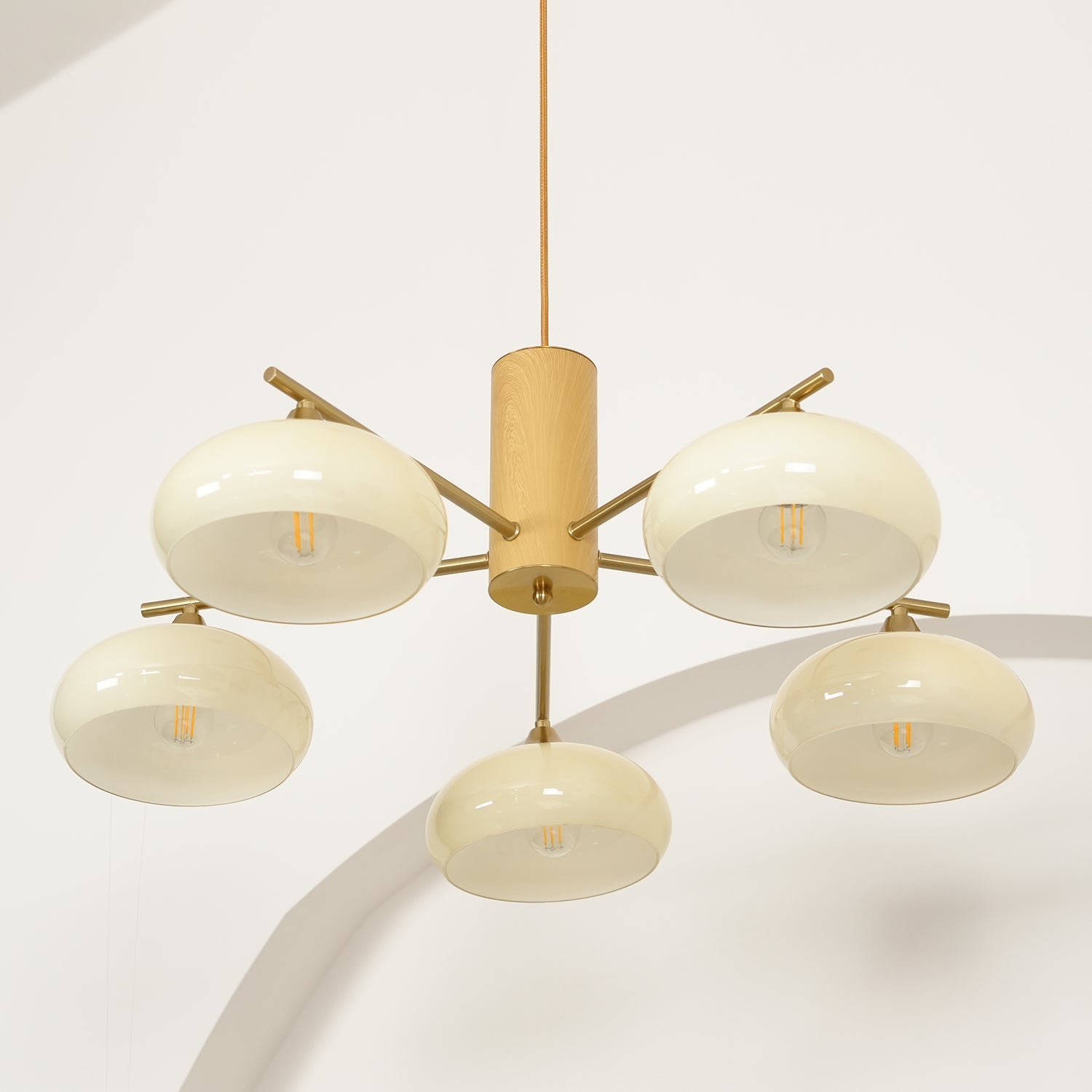 Persimmon Oval Chandelier