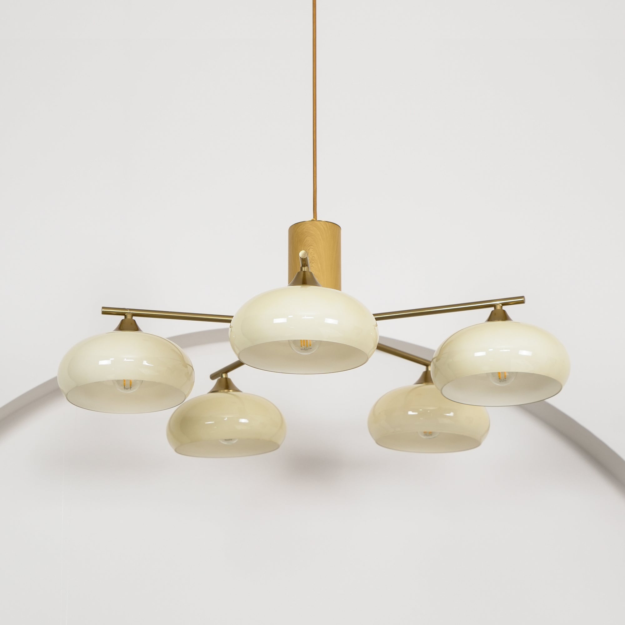 Persimmon Oval Chandelier