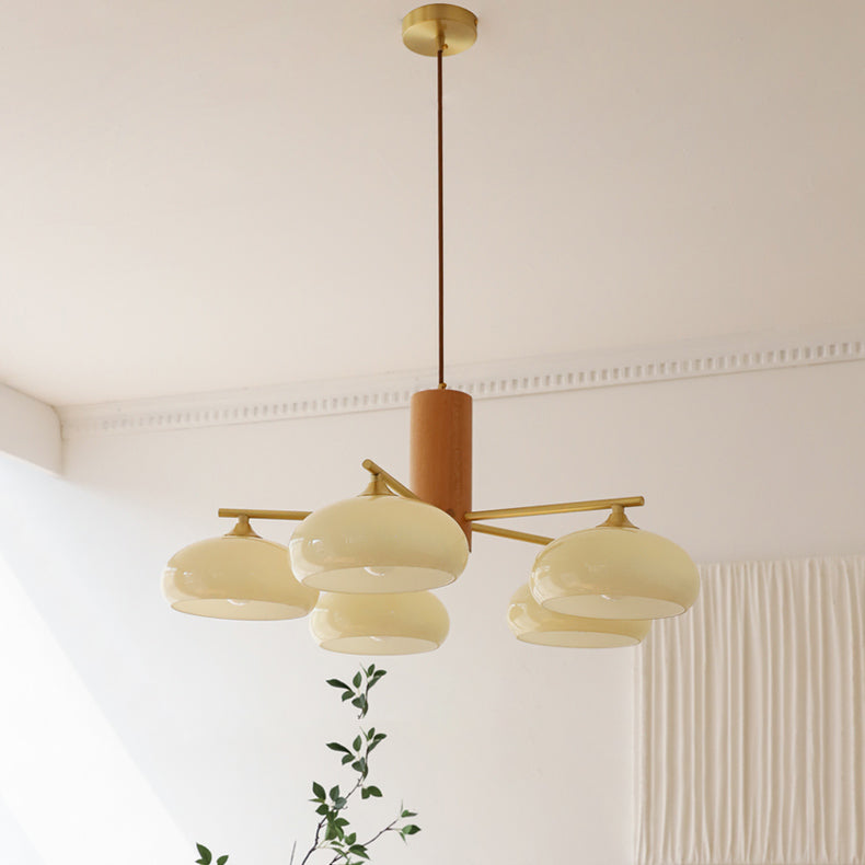 Persimmon Oval Chandelier