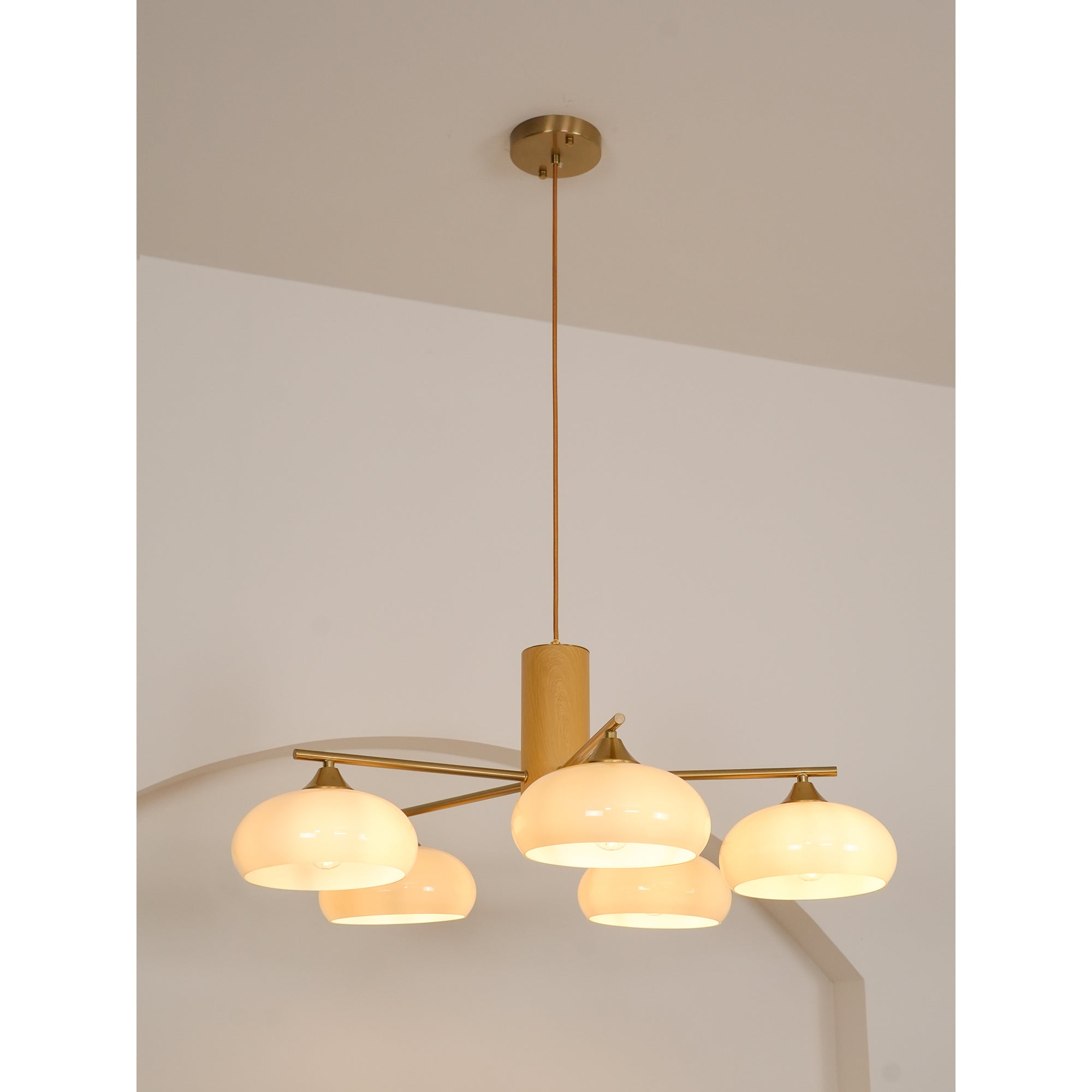 Persimmon Oval Chandelier
