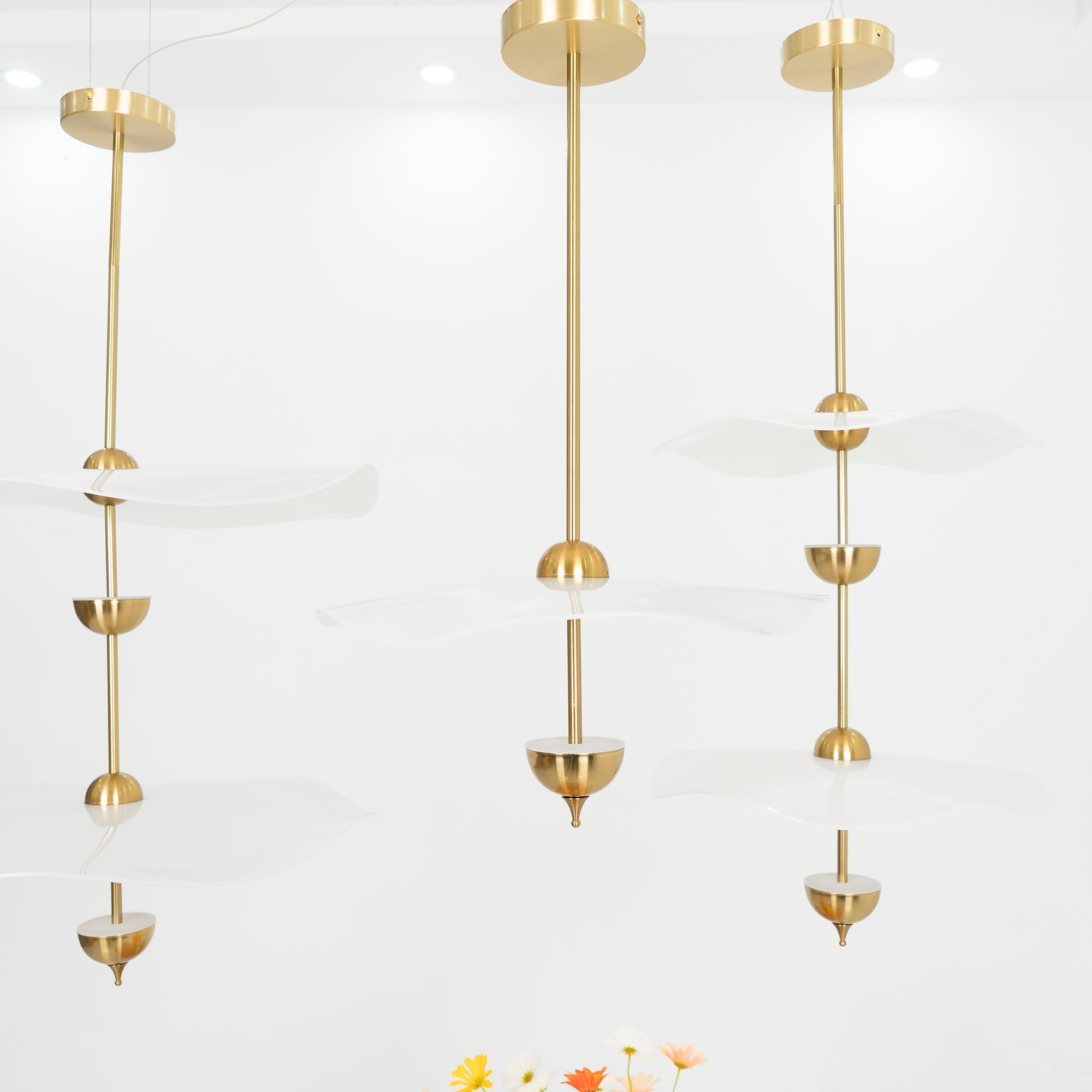 Aurea Double Disc Pendant