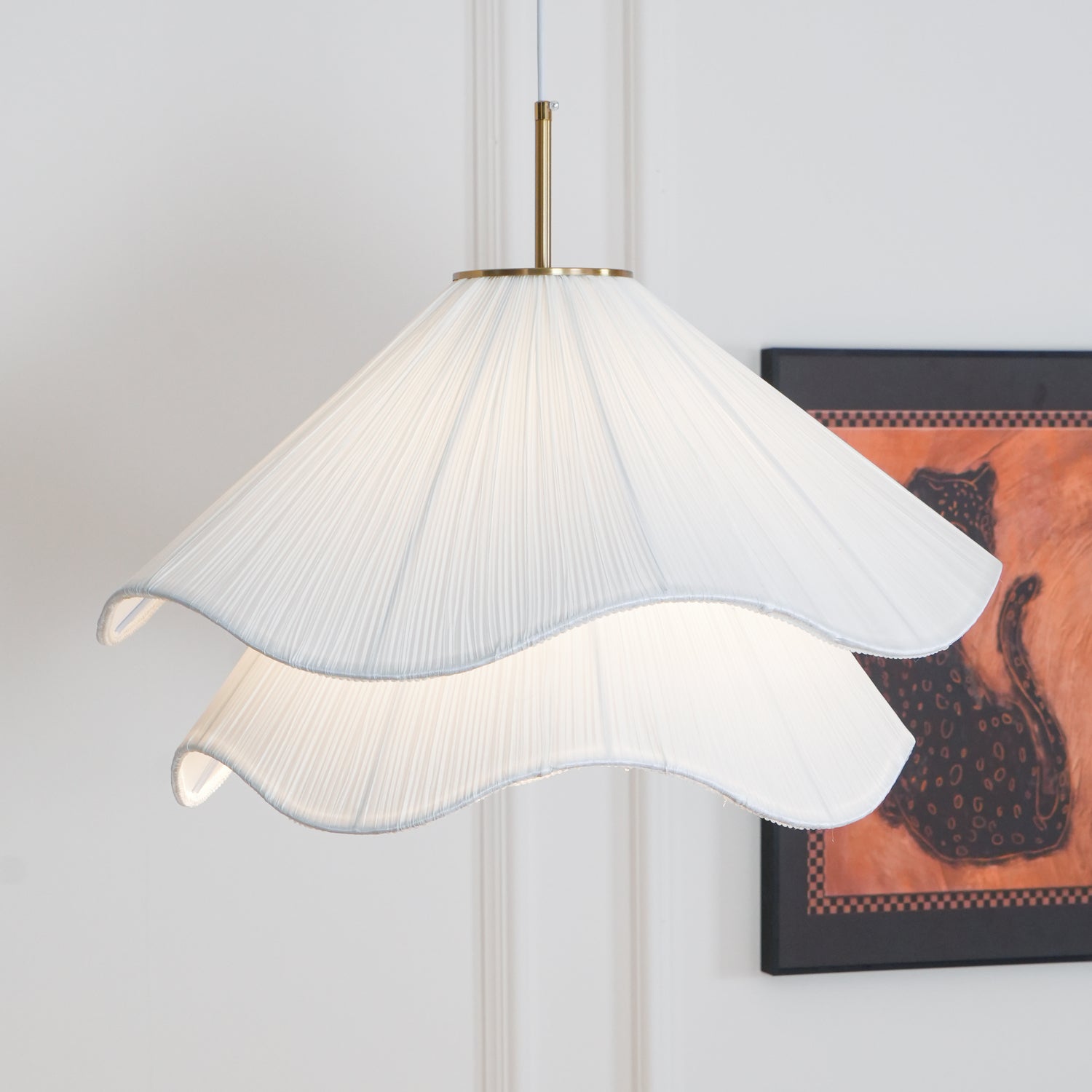 Ondine Pleated Bloom Pendant