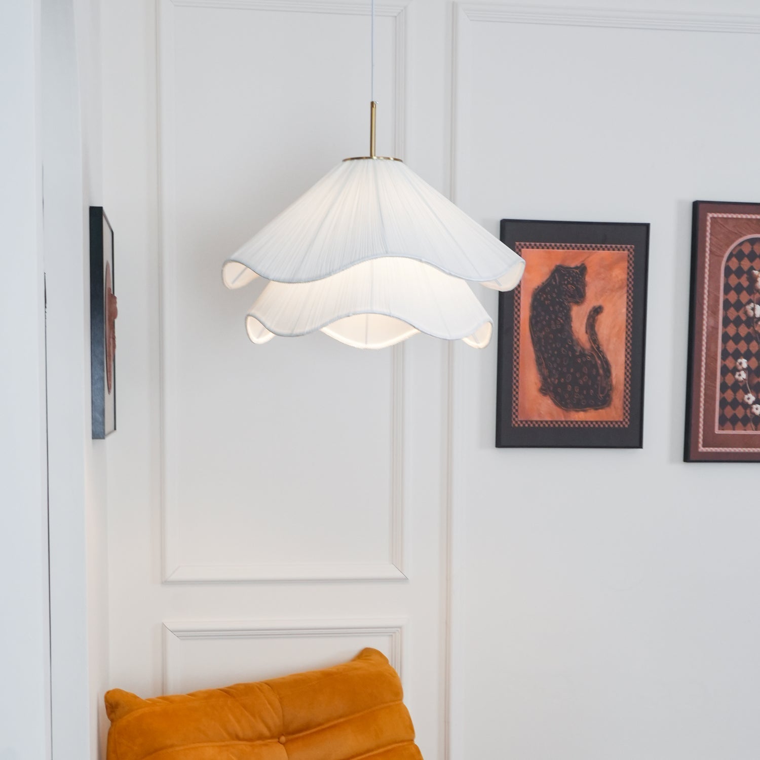 Ondine Pleated Bloom Pendant
