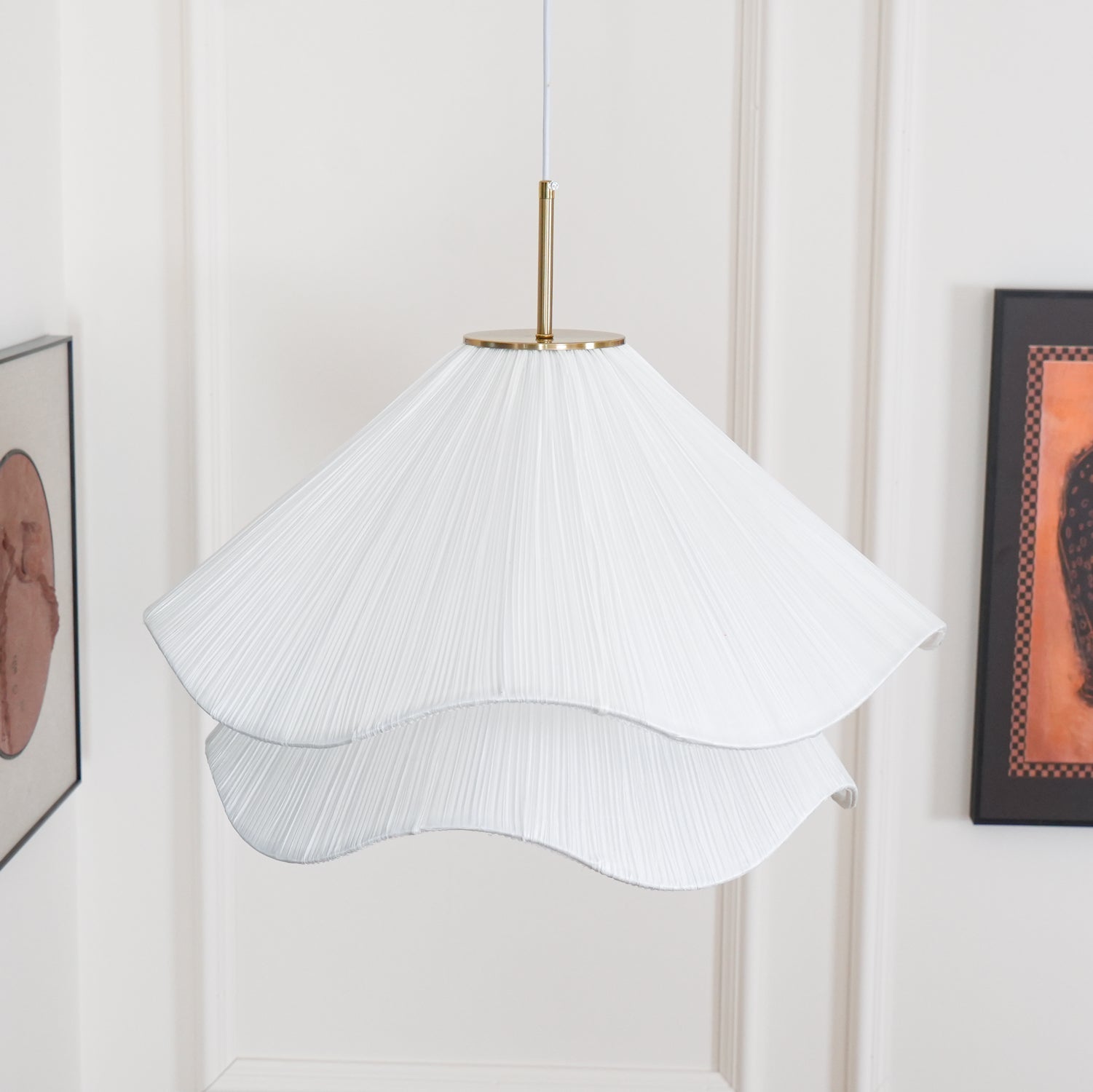 Ondine Pleated Bloom Pendant