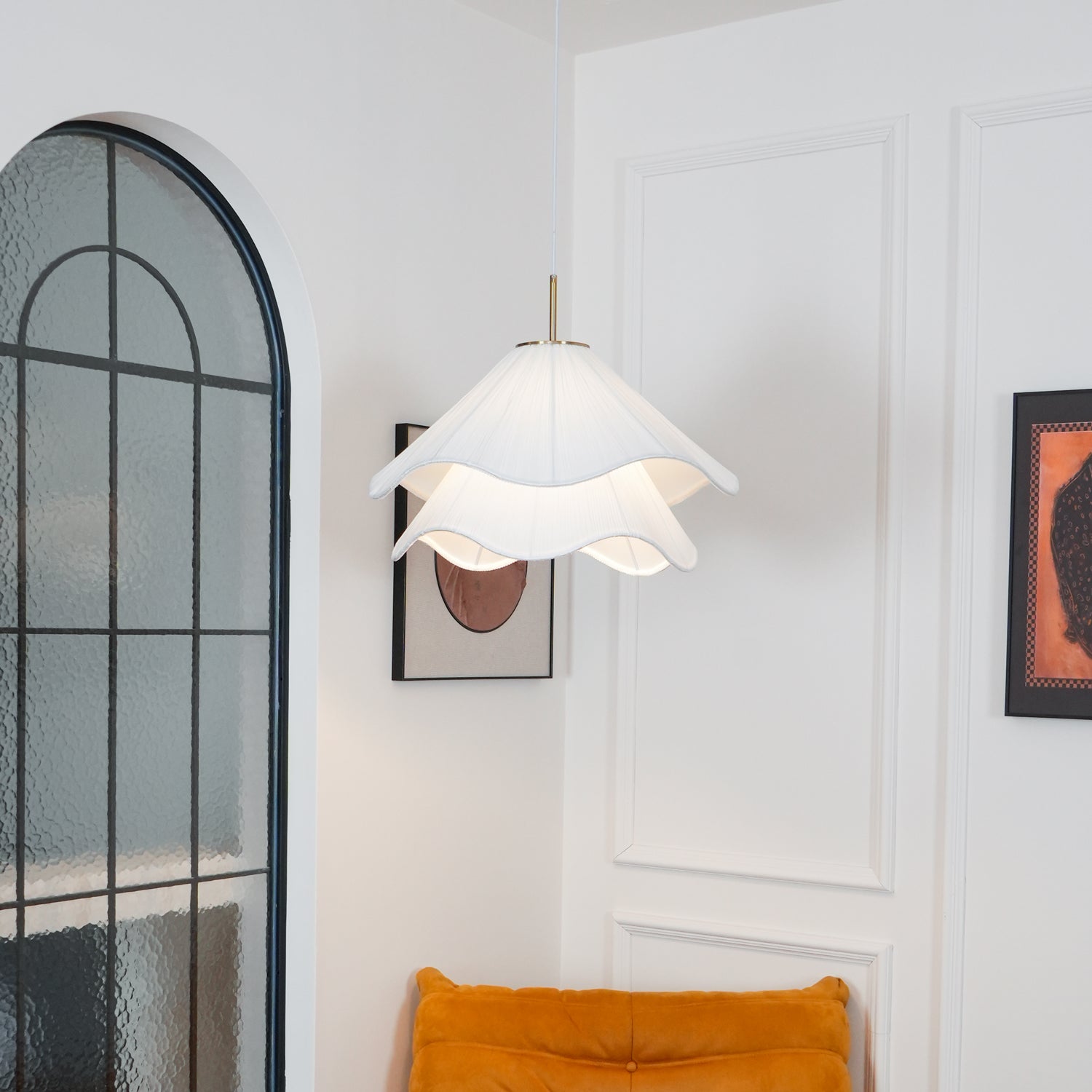 Ondine Pleated Bloom Pendant