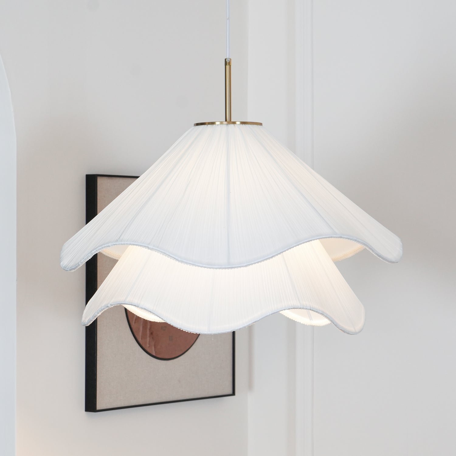 Ondine Pleated Bloom Pendant