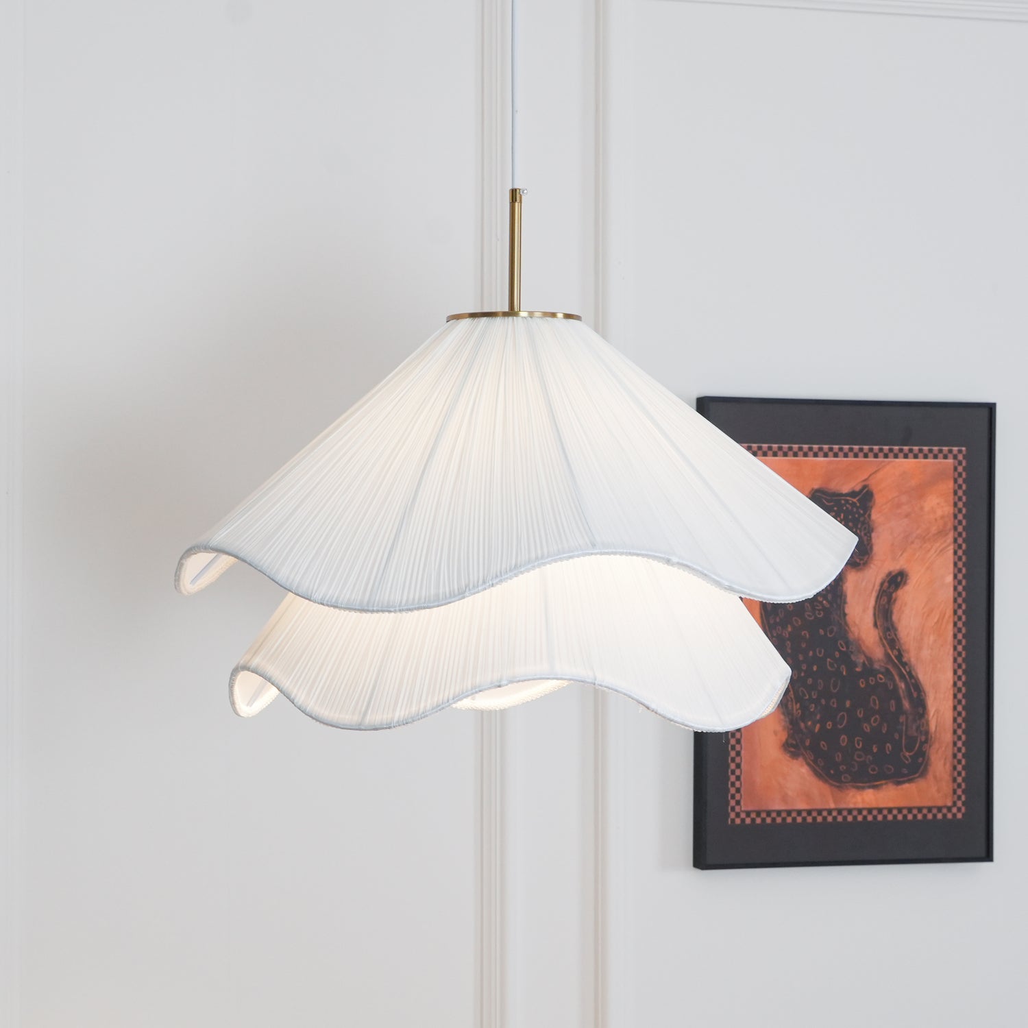 Ondine Pleated Bloom Pendant