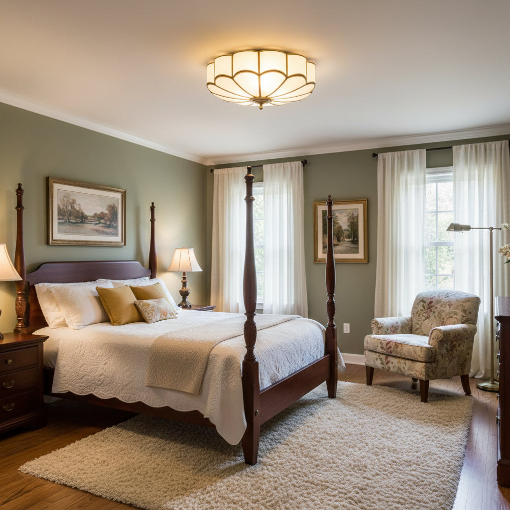 Fleurette Glass Ceiling Light
