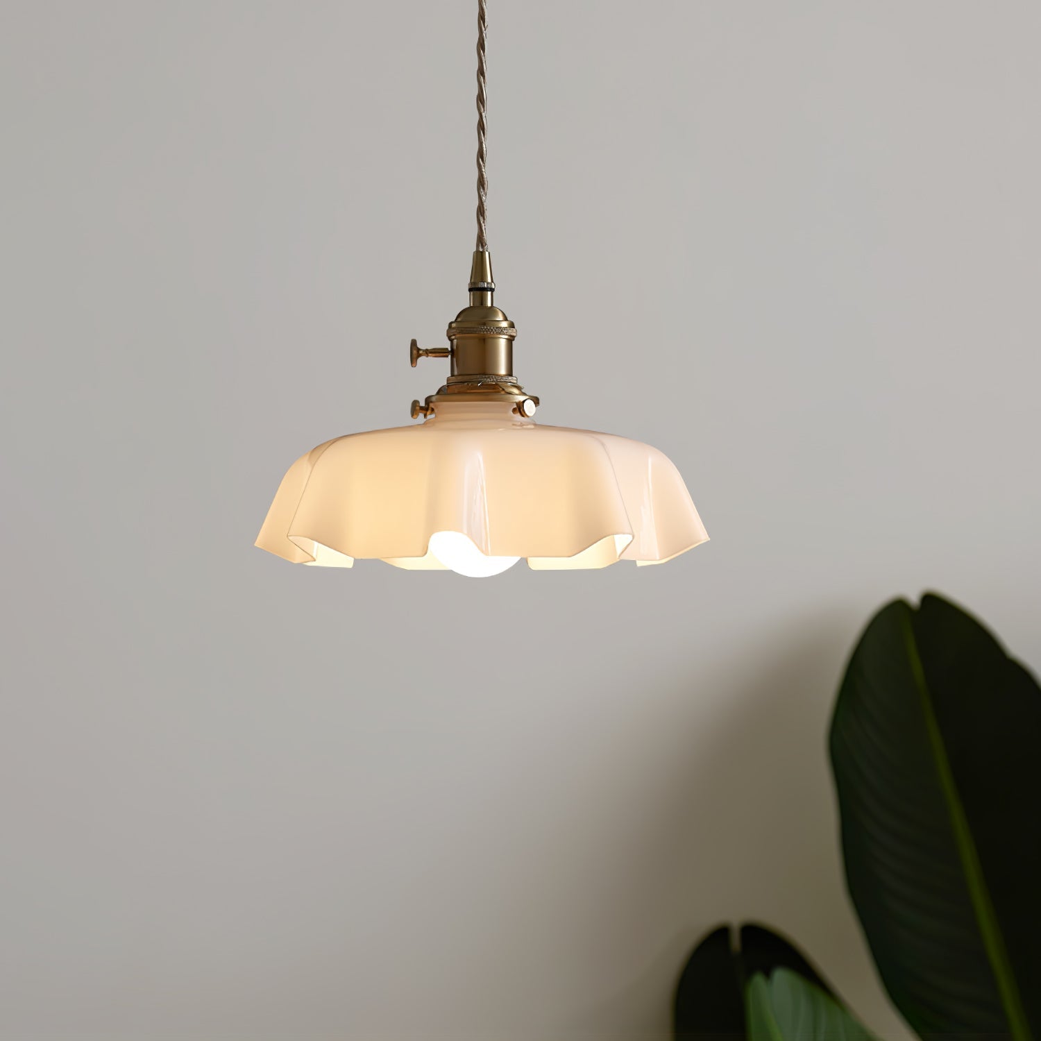 Fleurette Petal Glass Mini Pendant
