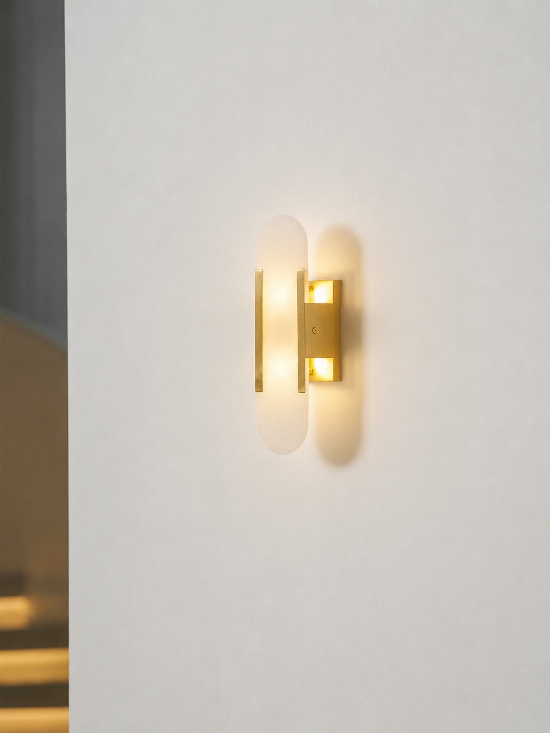 Lumia Stone Column Sconce