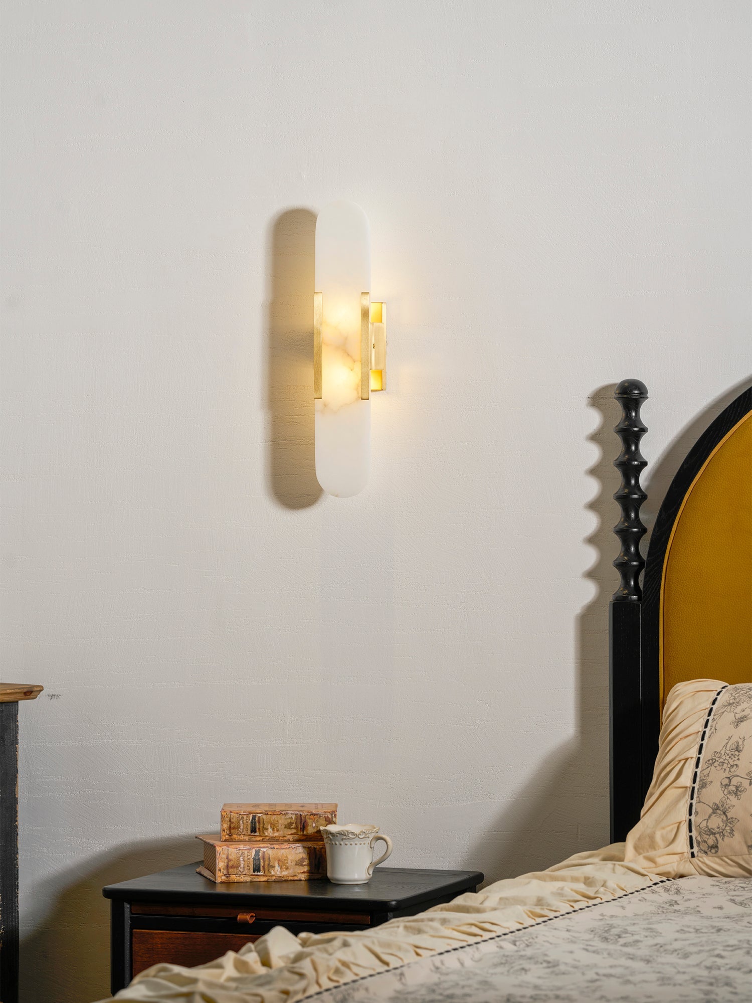 Lumia Stone Column Sconce