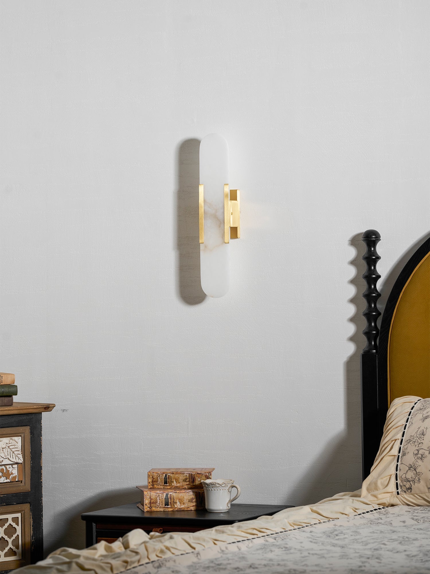 Lumia Stone Column Sconce