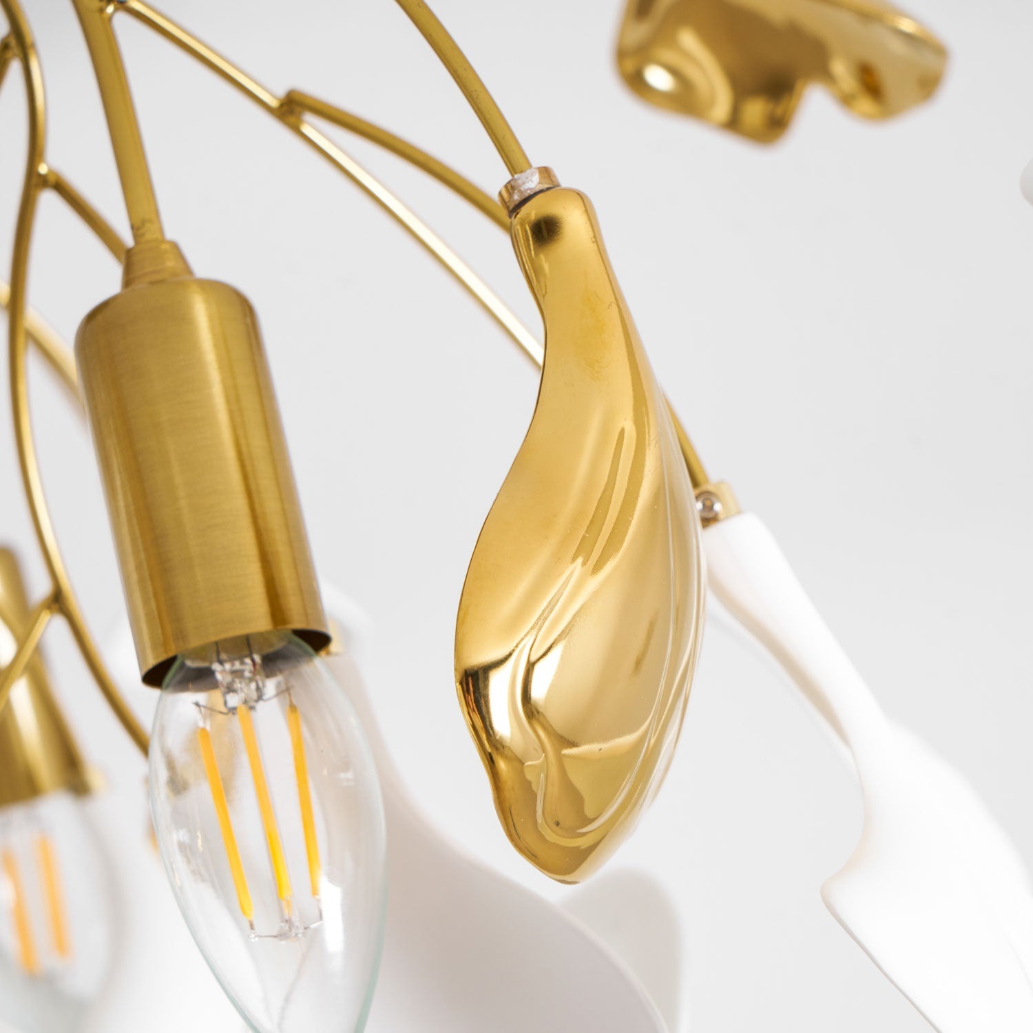 Ginkgo Ceramic Leaf Ceiling Light