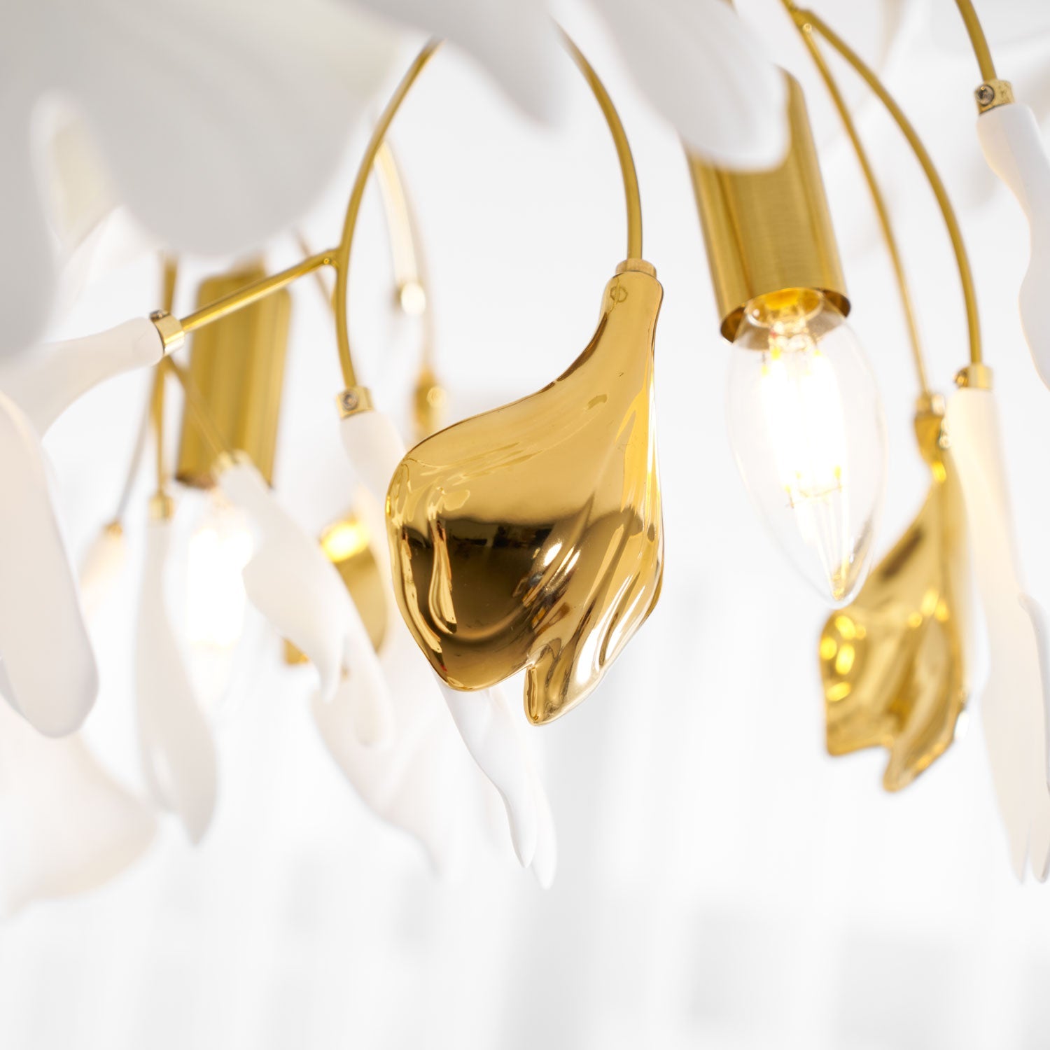 Ginkgo Ceramic Leaf Ceiling Light
