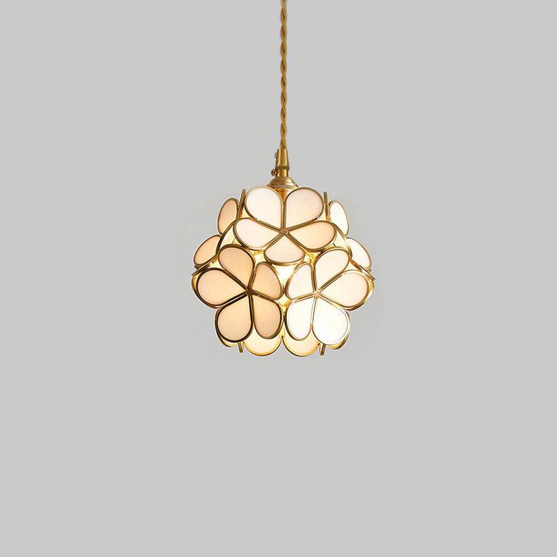 Petal Handblown Glass Pendant