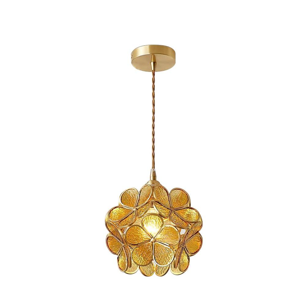Petal Handblown Glass Pendant
