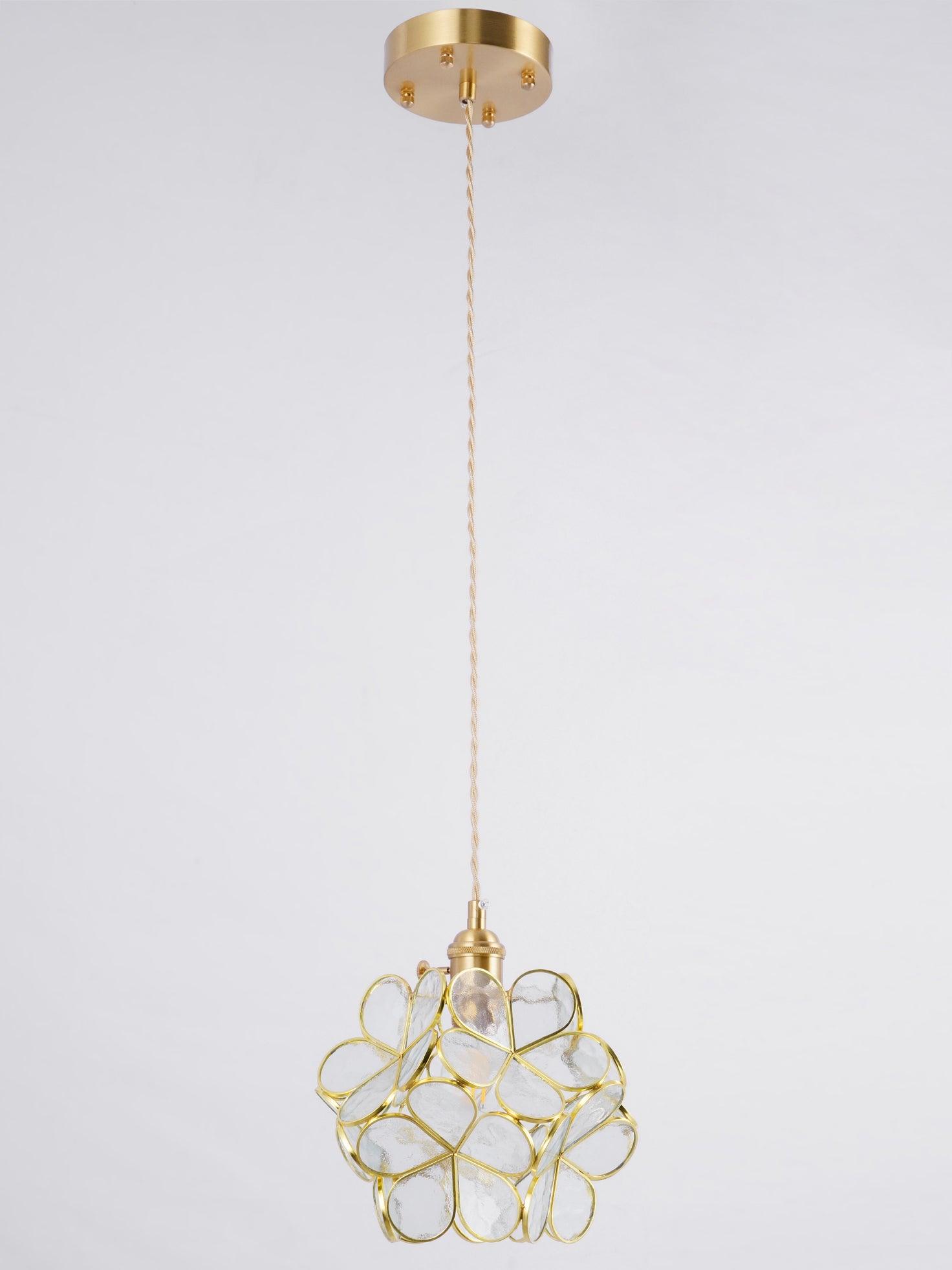 Petal Handblown Glass Pendant