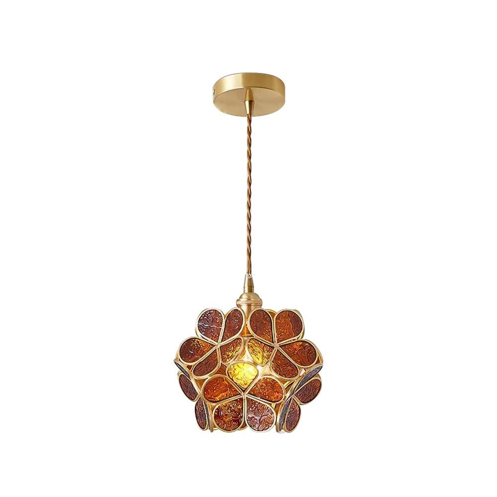 Petal Handblown Glass Pendant
