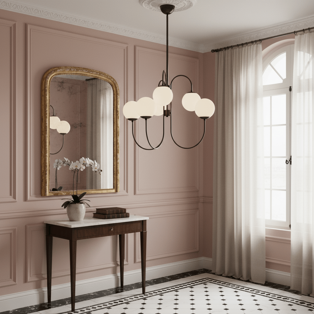 Heron Gooseneck Chandelier