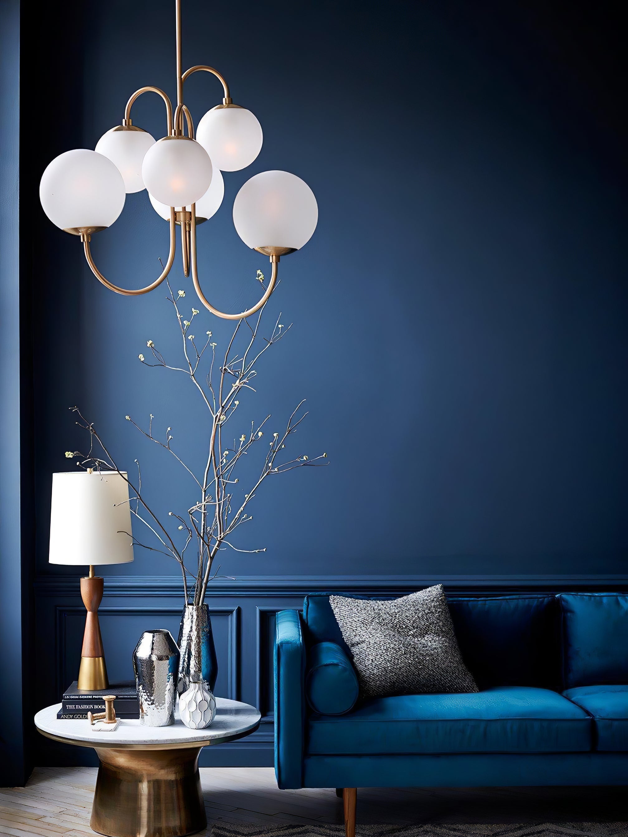 Heron Gooseneck Chandelier