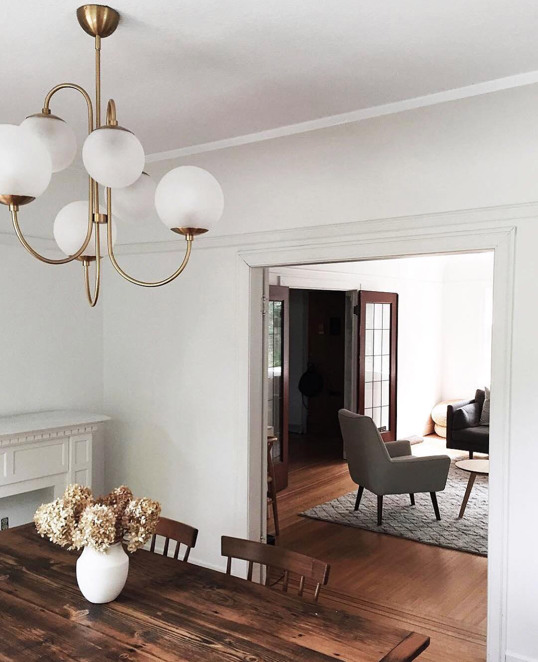 Heron Gooseneck Chandelier
