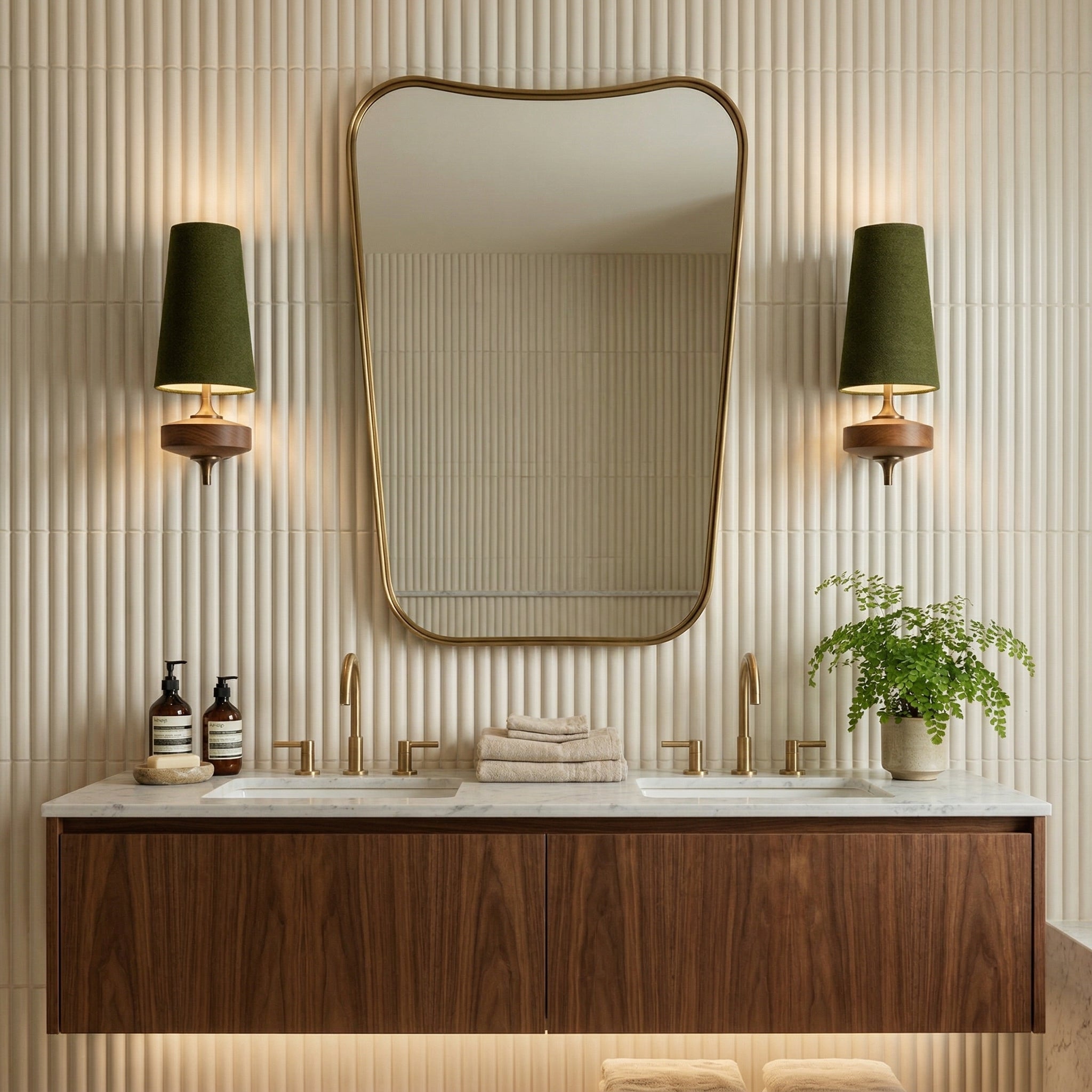 Nikau Walnut Wall Sconce