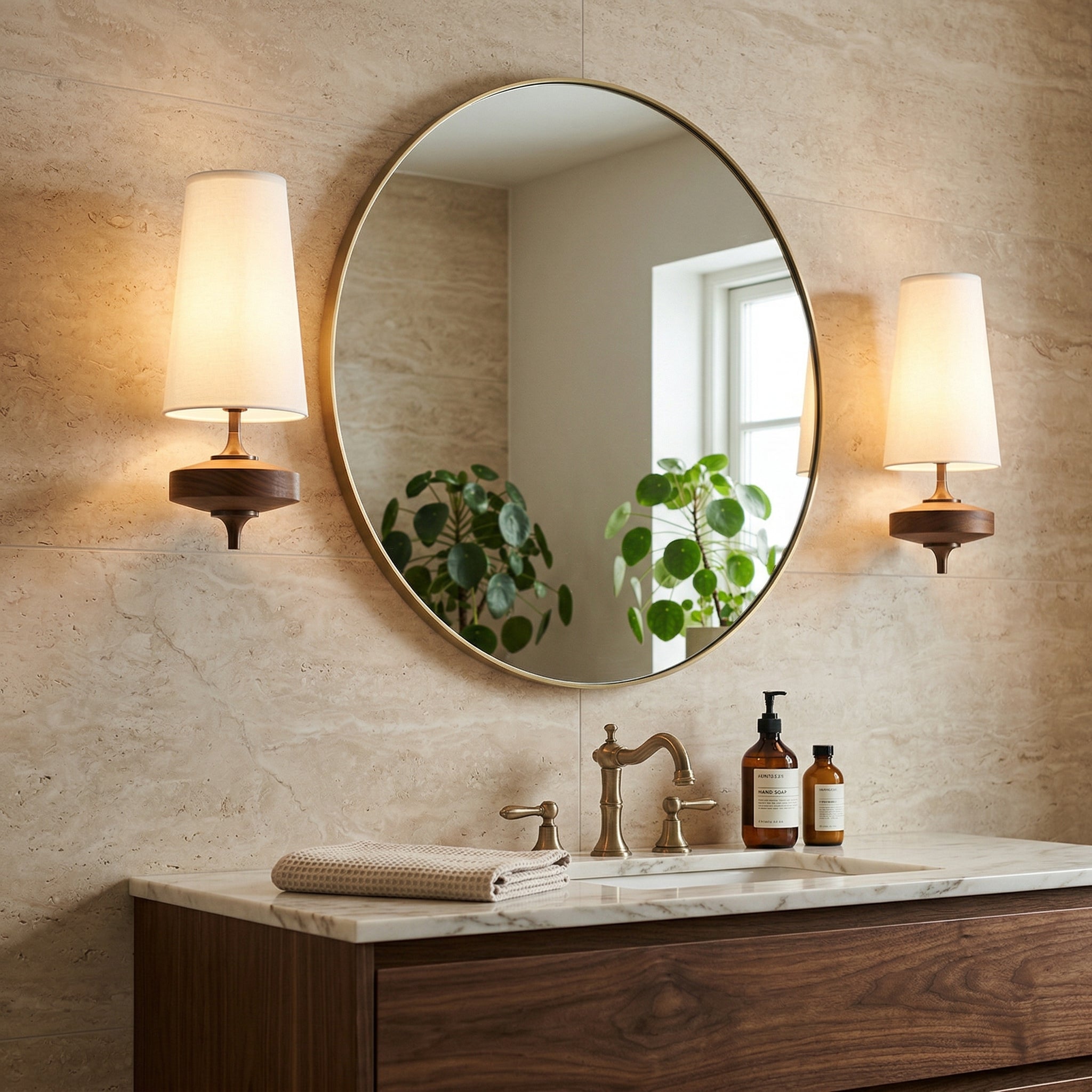 Nikau Walnut Wall Sconce