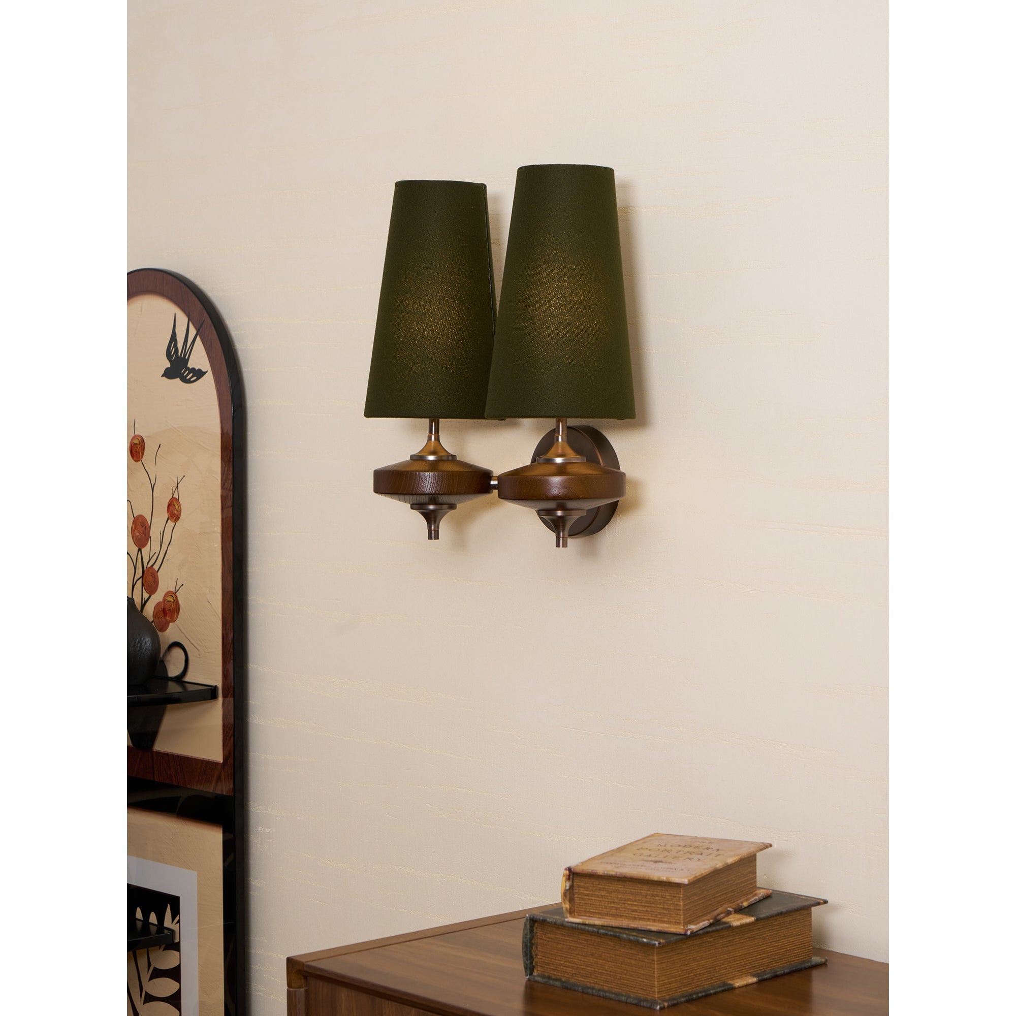 Nikau Walnut Wall Sconce