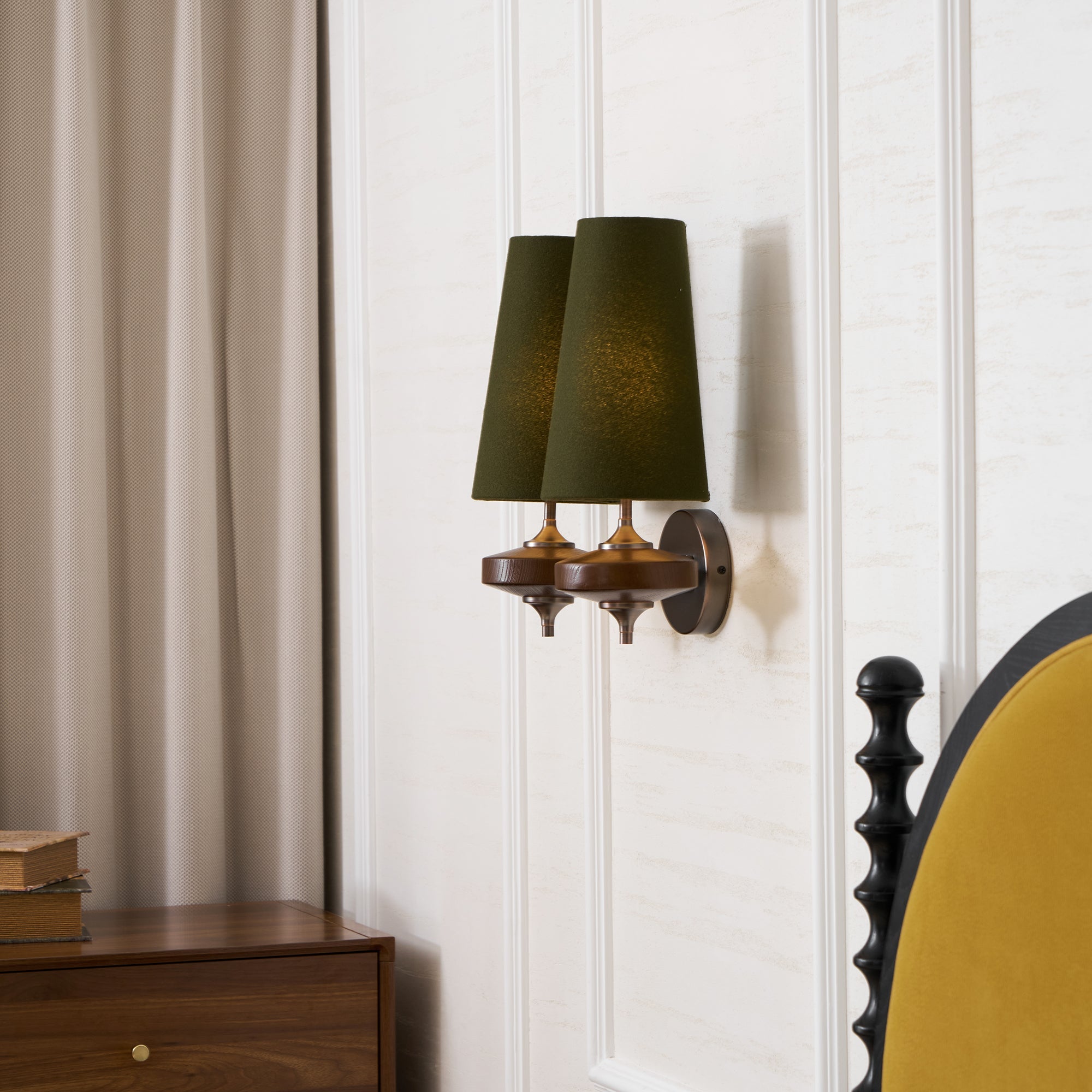 Nikau Walnut Wall Sconce