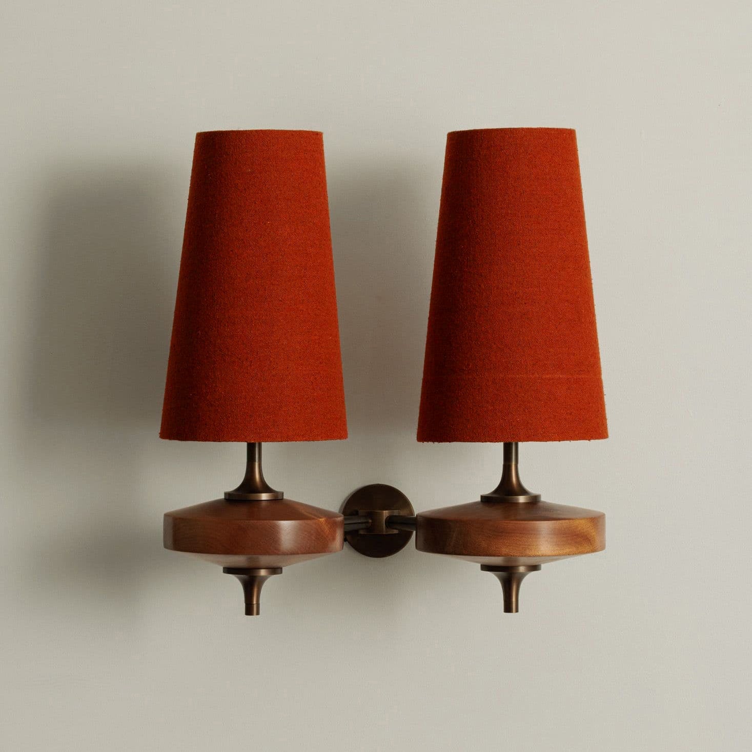 Nikau Walnut Wall Sconce
