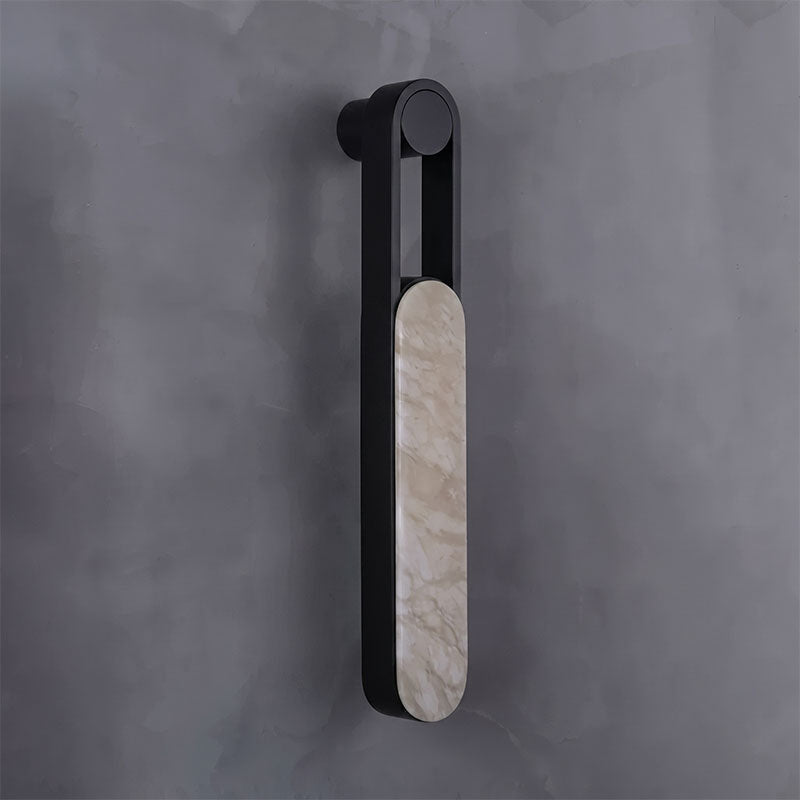 Linear Column Alabaster Vanity Sconce