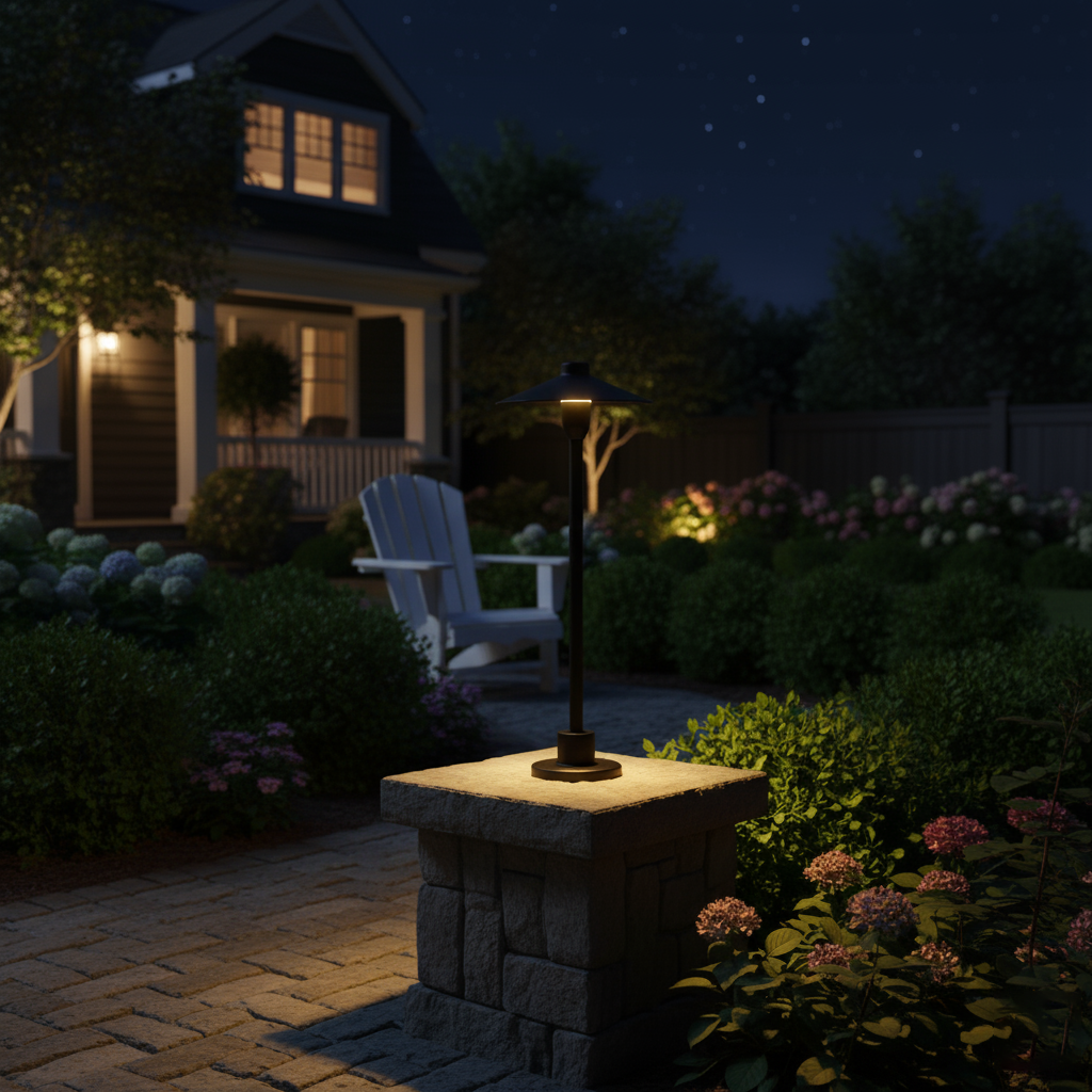 Minimal Cone Patio Lamp