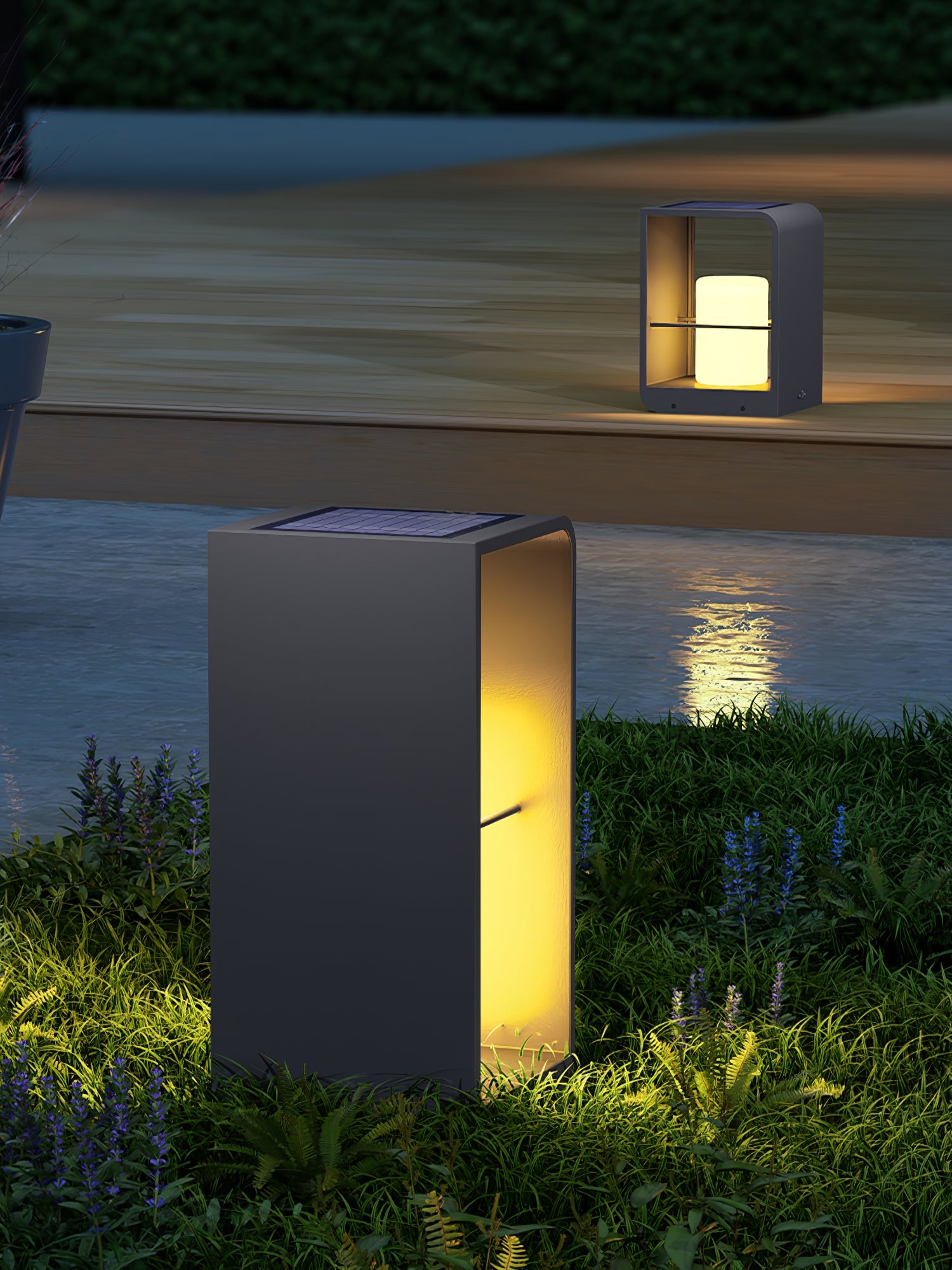 Solar Stem Path Lantern