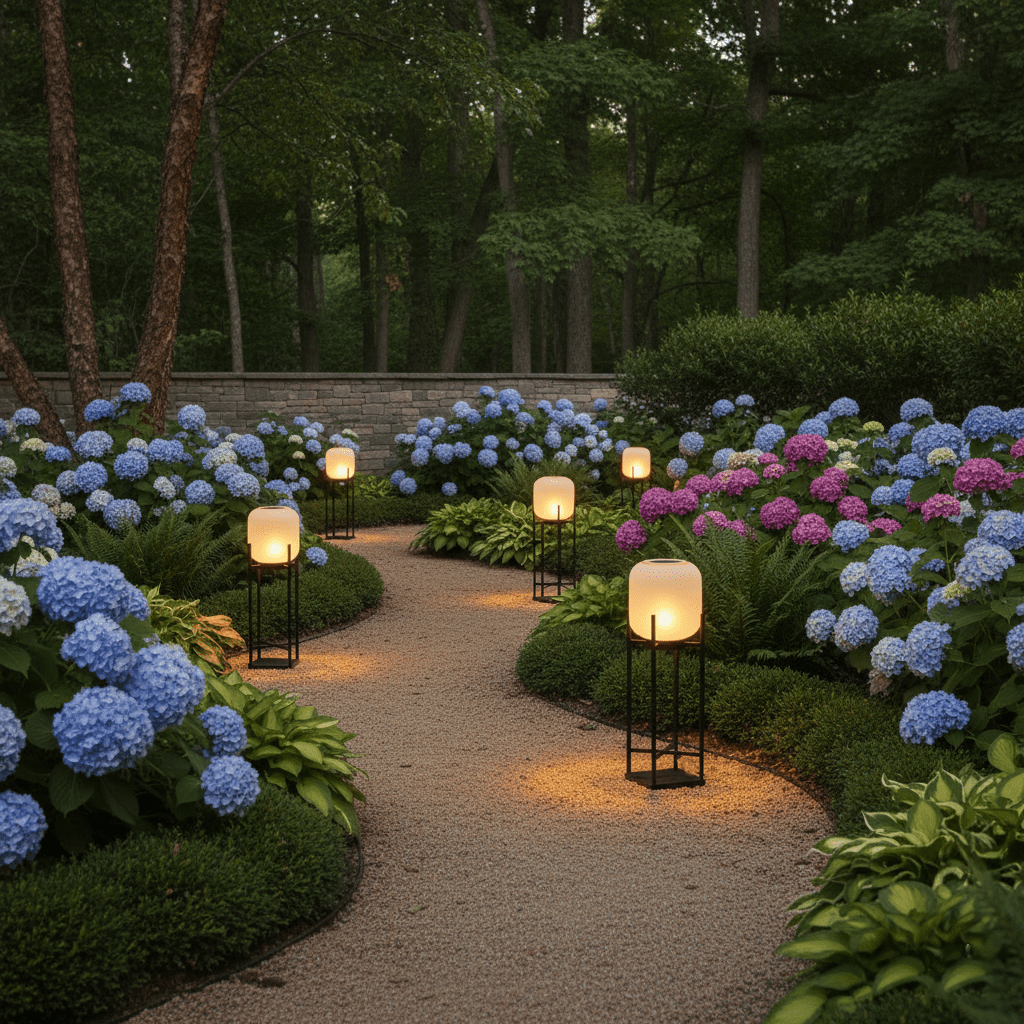 Cordless Solar Patio Floor Lantern