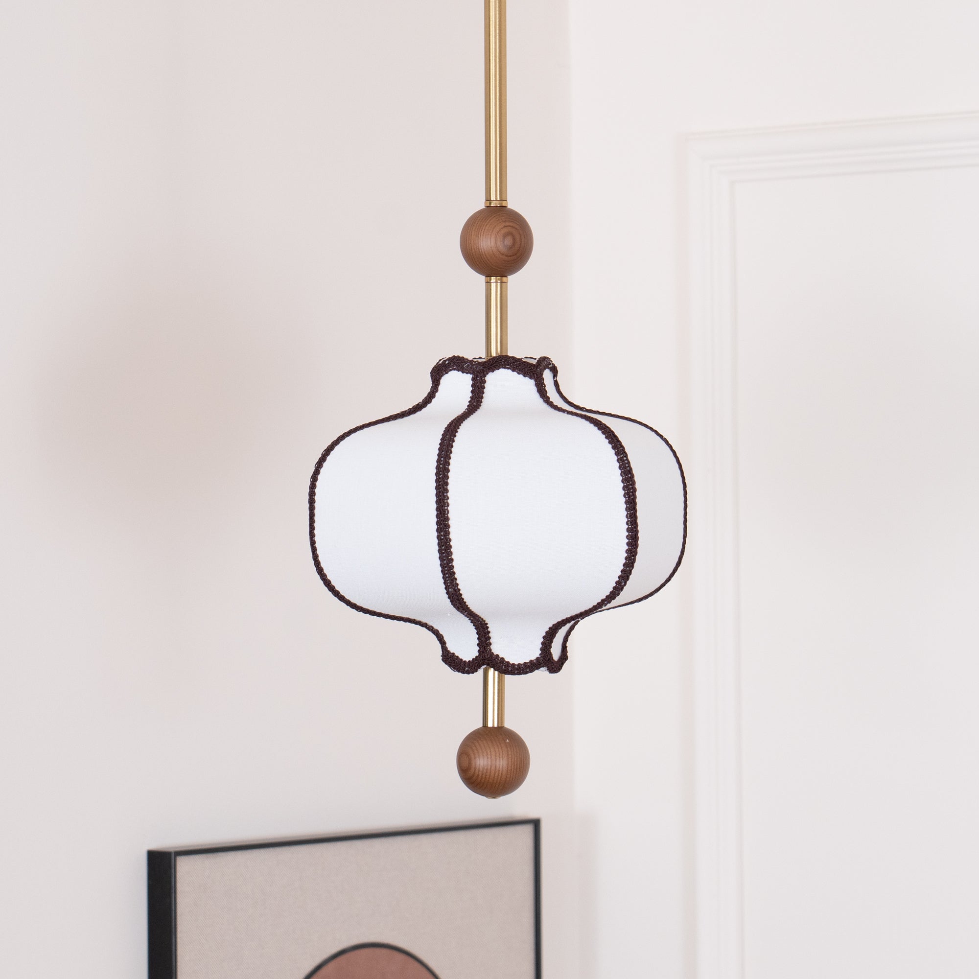 Kyoto Fabric Lantern Pendant