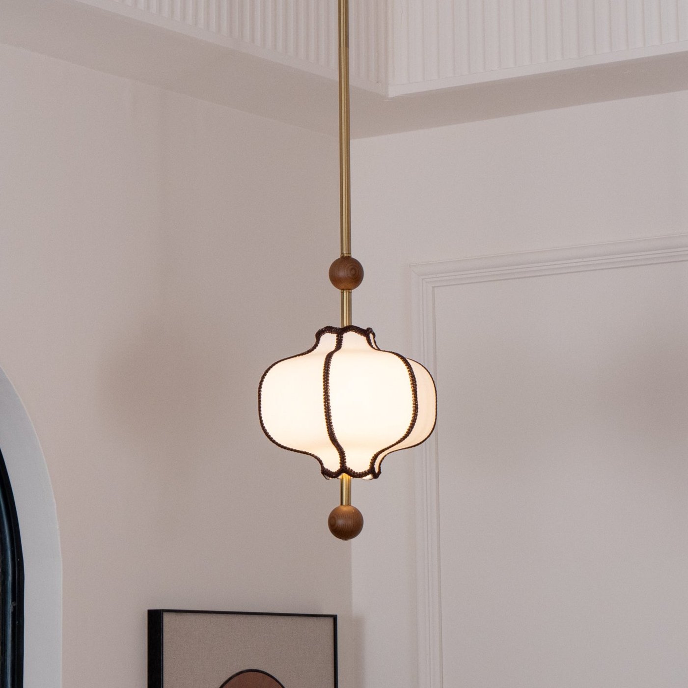 Kyoto Fabric Lantern Pendant