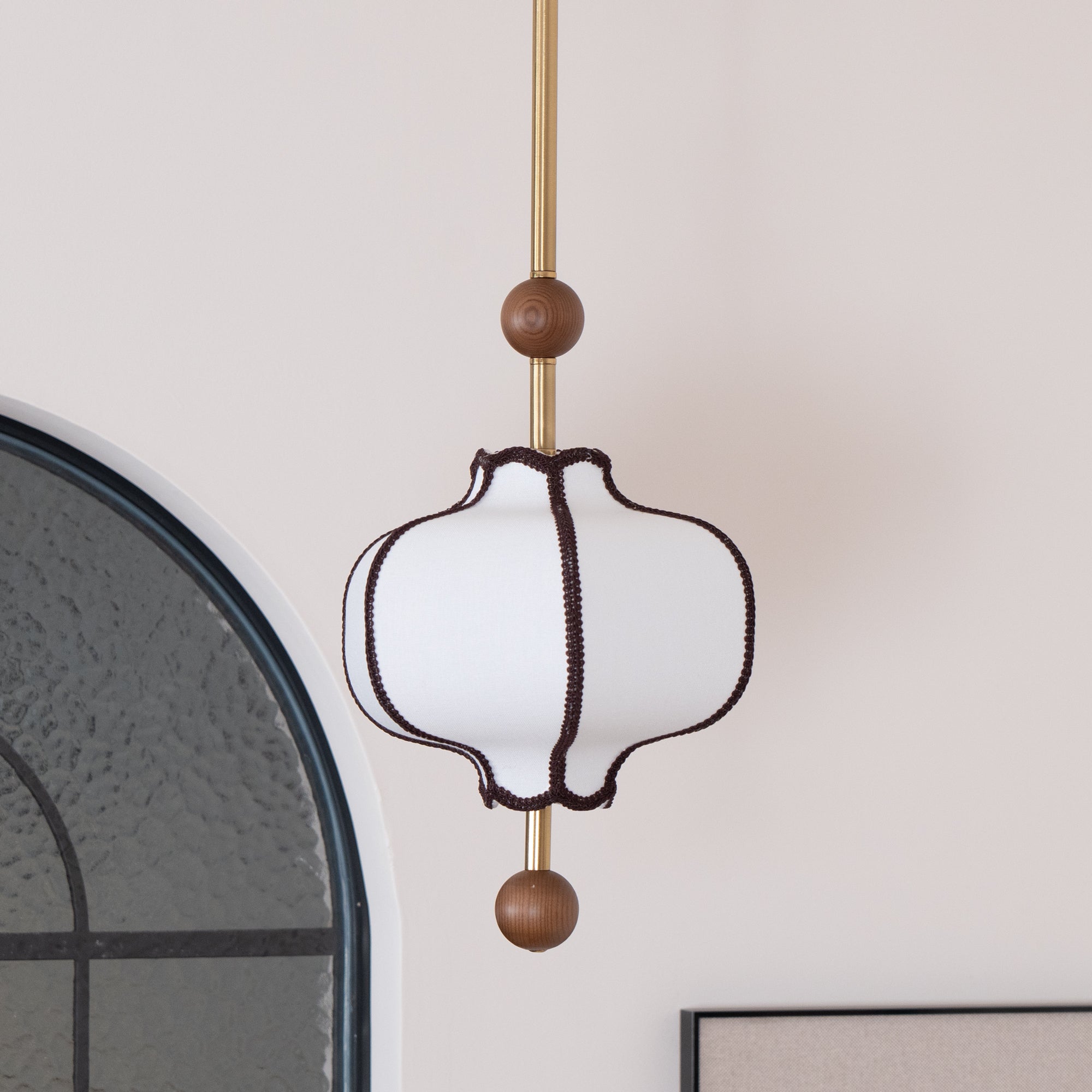 Kyoto Fabric Lantern Pendant