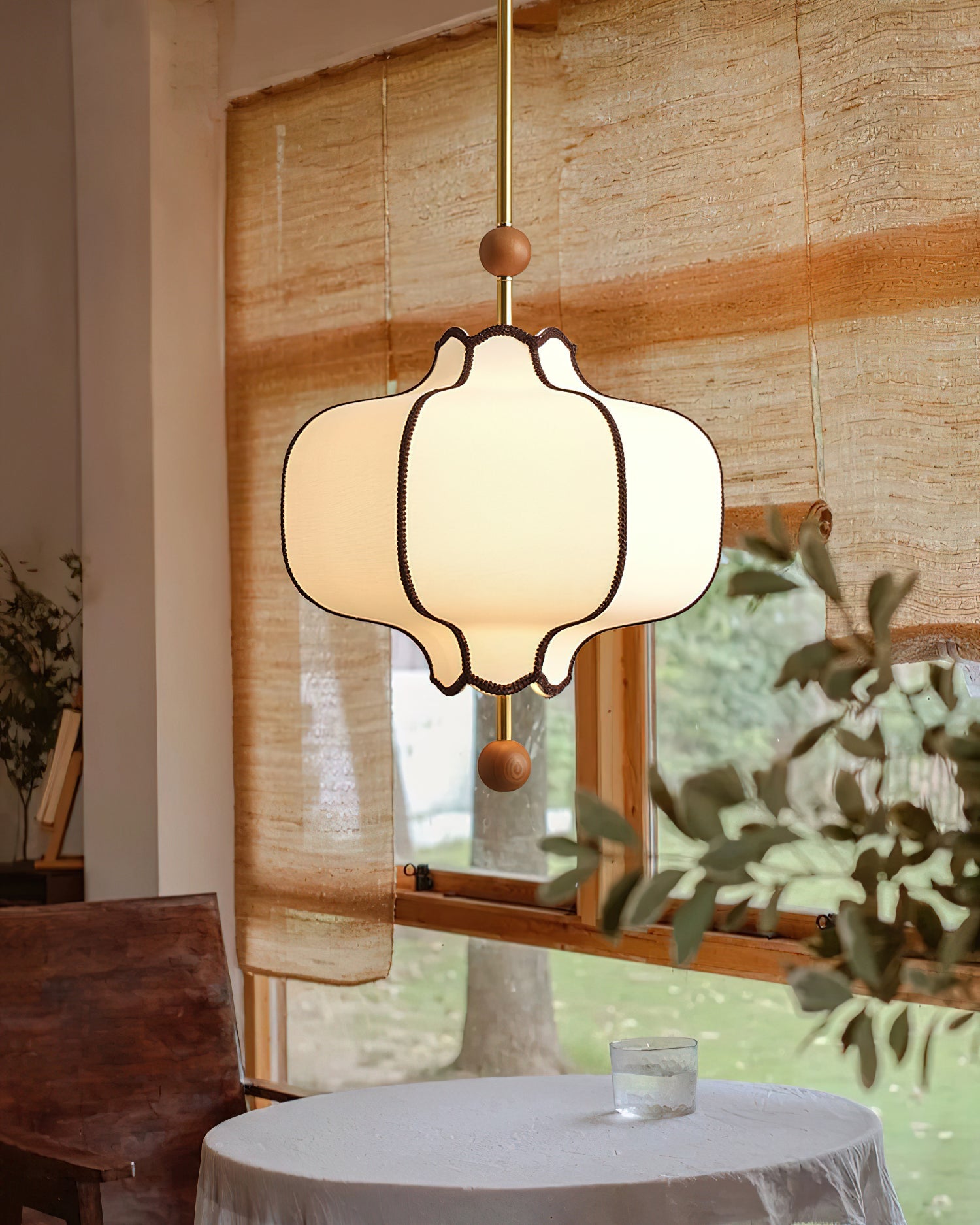 Kyoto Fabric Lantern Pendant