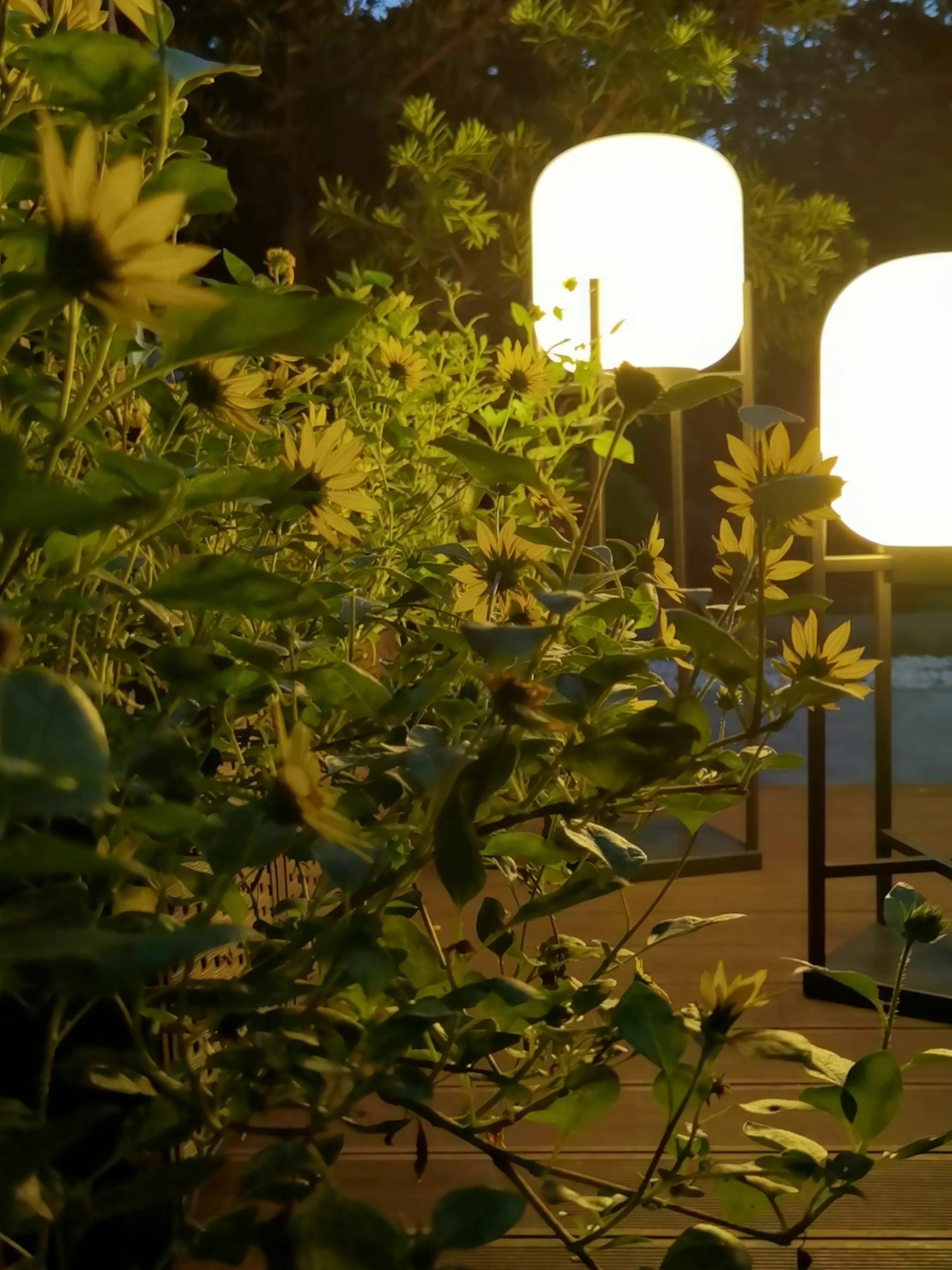 Cordless Solar Patio Floor Lantern