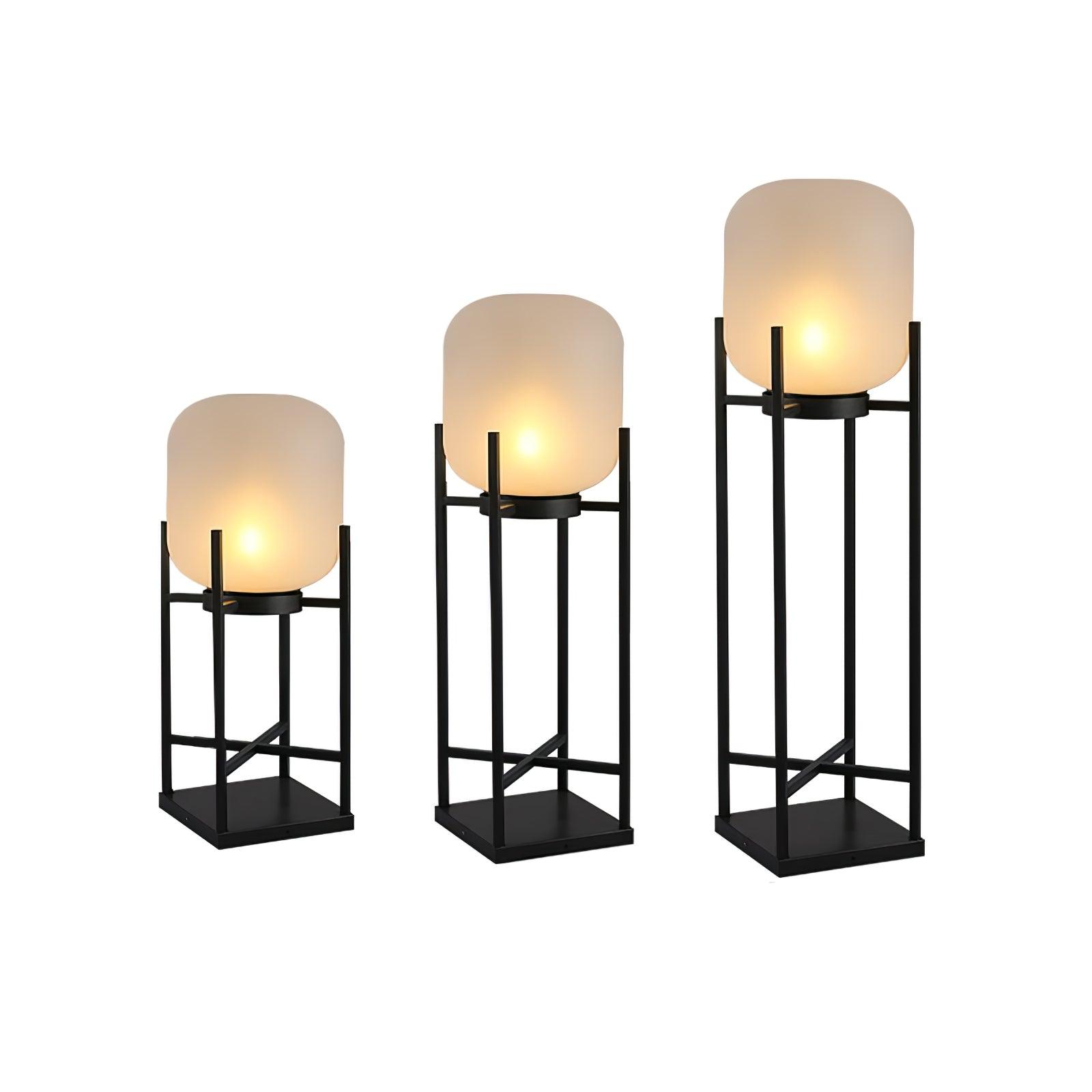Cordless Solar Patio Floor Lantern