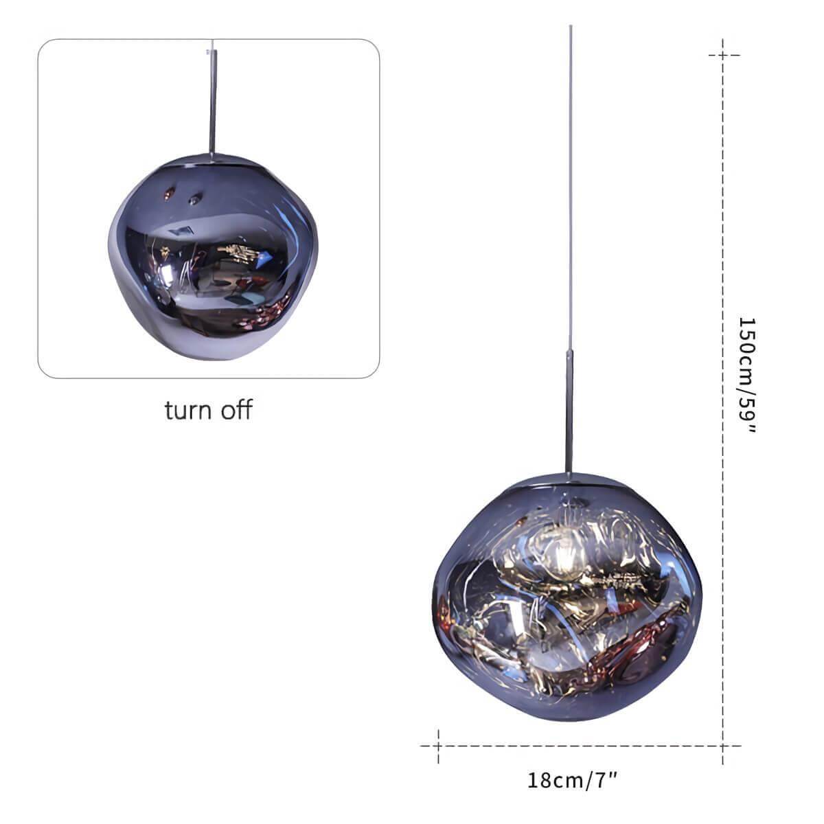 Opal Drop Pendant Light