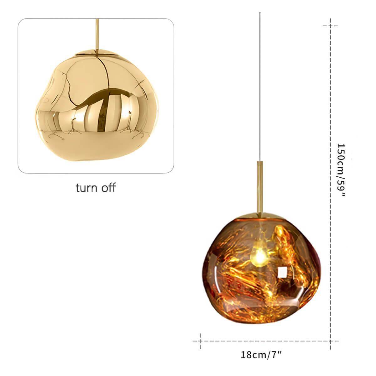 Opal Drop Pendant Light