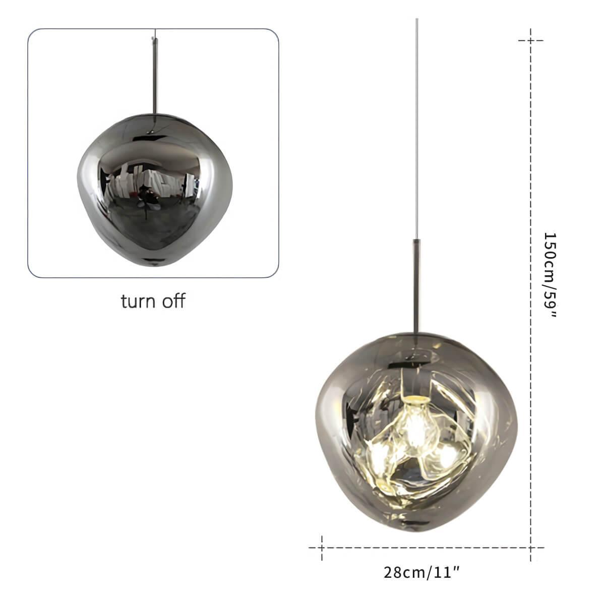 Opal Drop Pendant Light