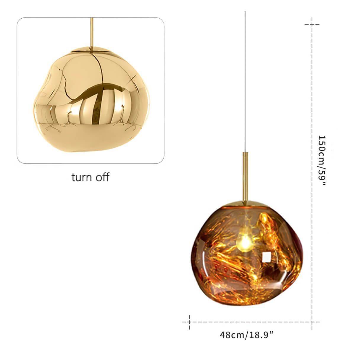 Opal Drop Pendant Light