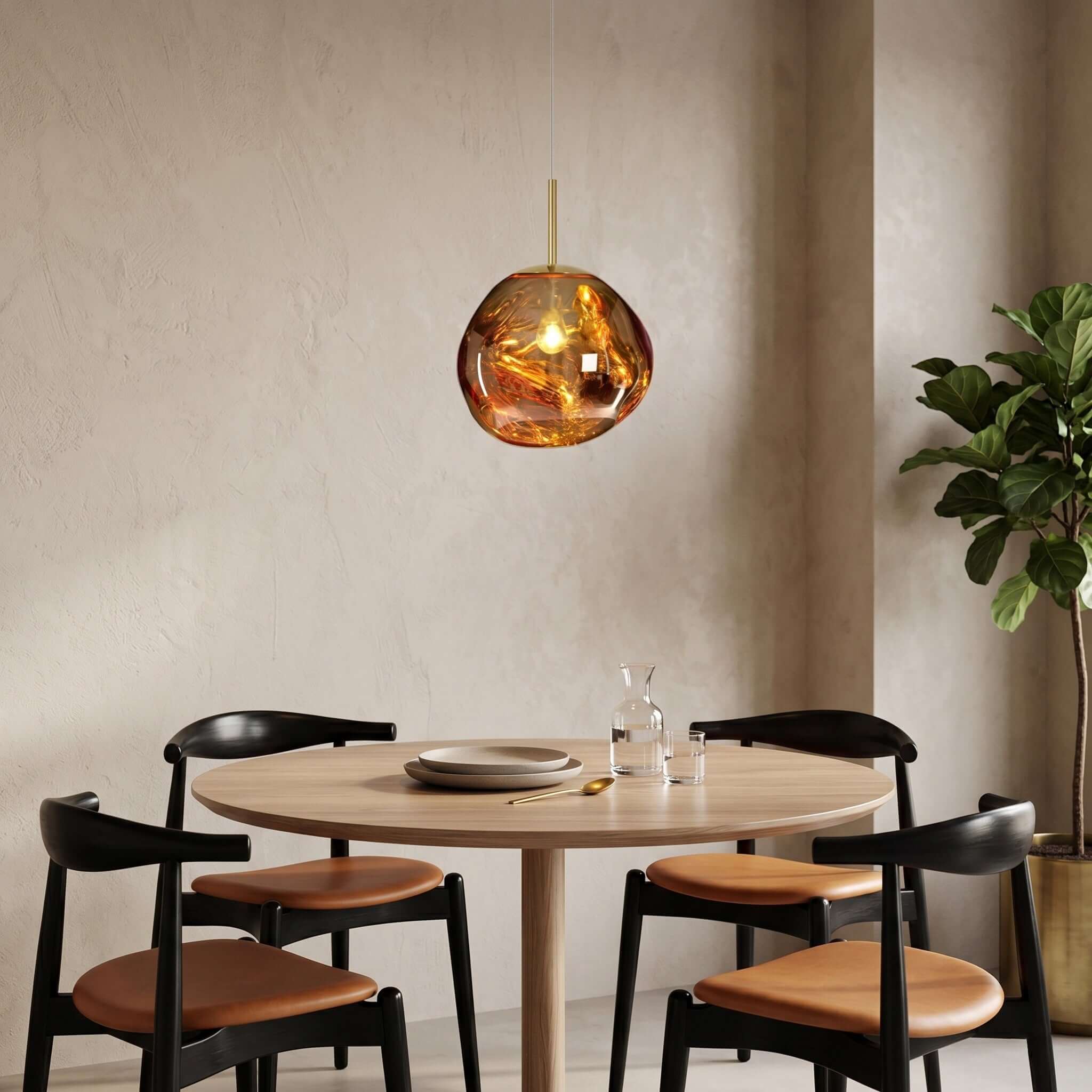 Opal Drop Pendant Light
